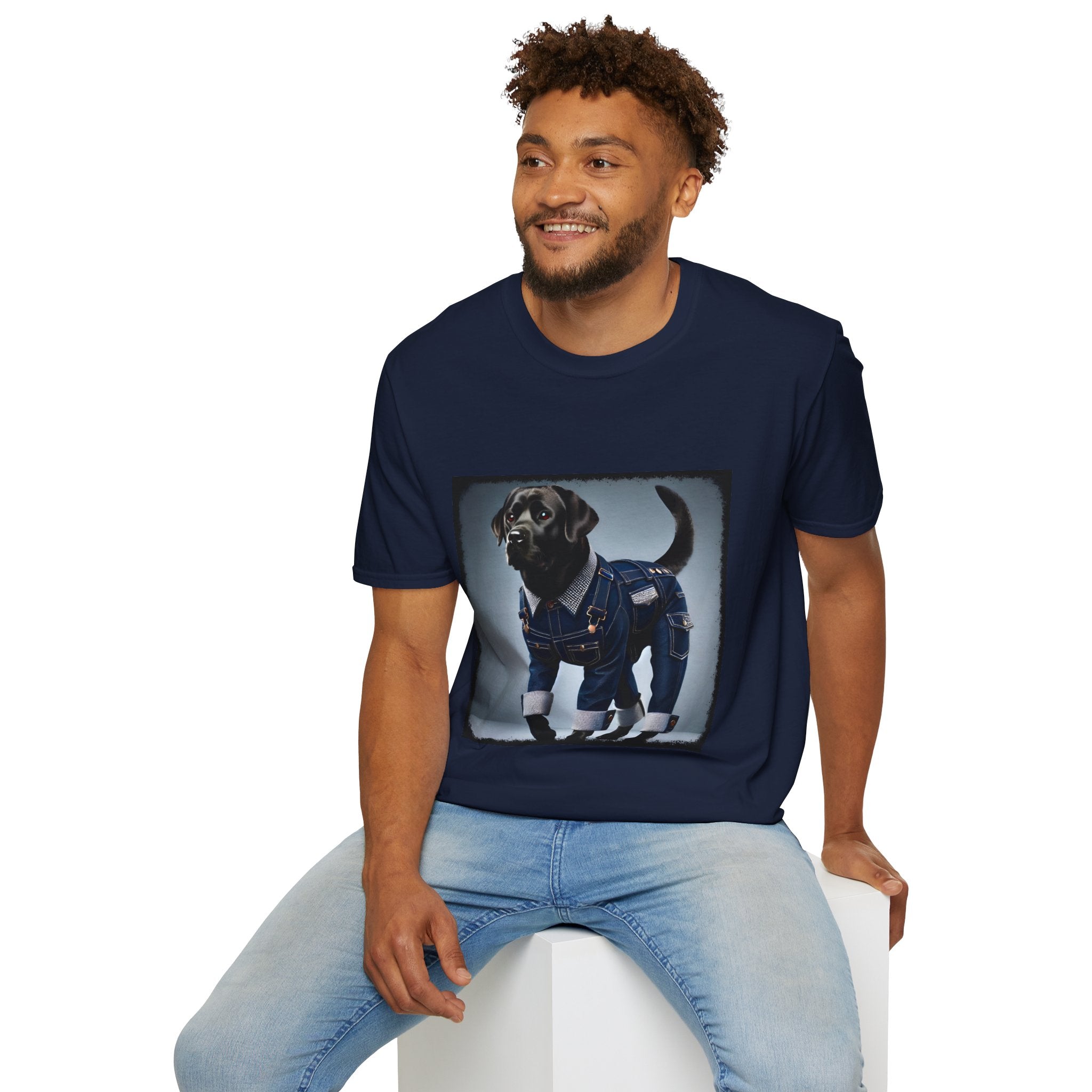 Labrador Retriever Denim Mood | Unisex Dog T-Shirt