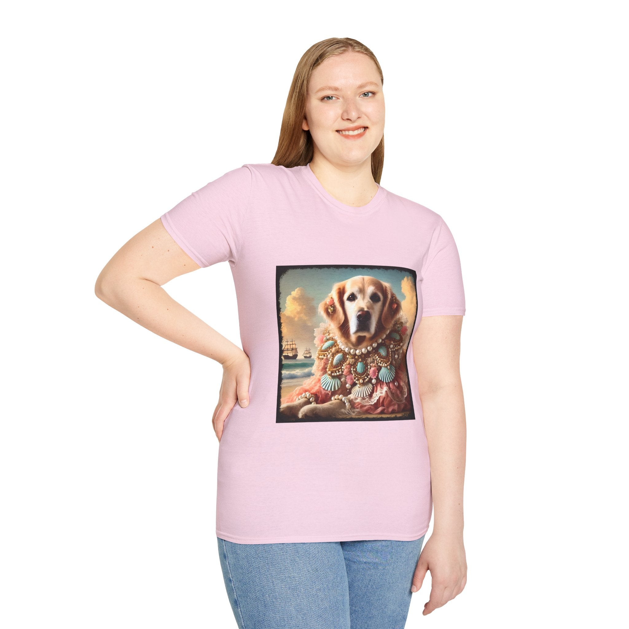 Golden Retriever Beach Beauty | Unisex Dog T-Shirt
