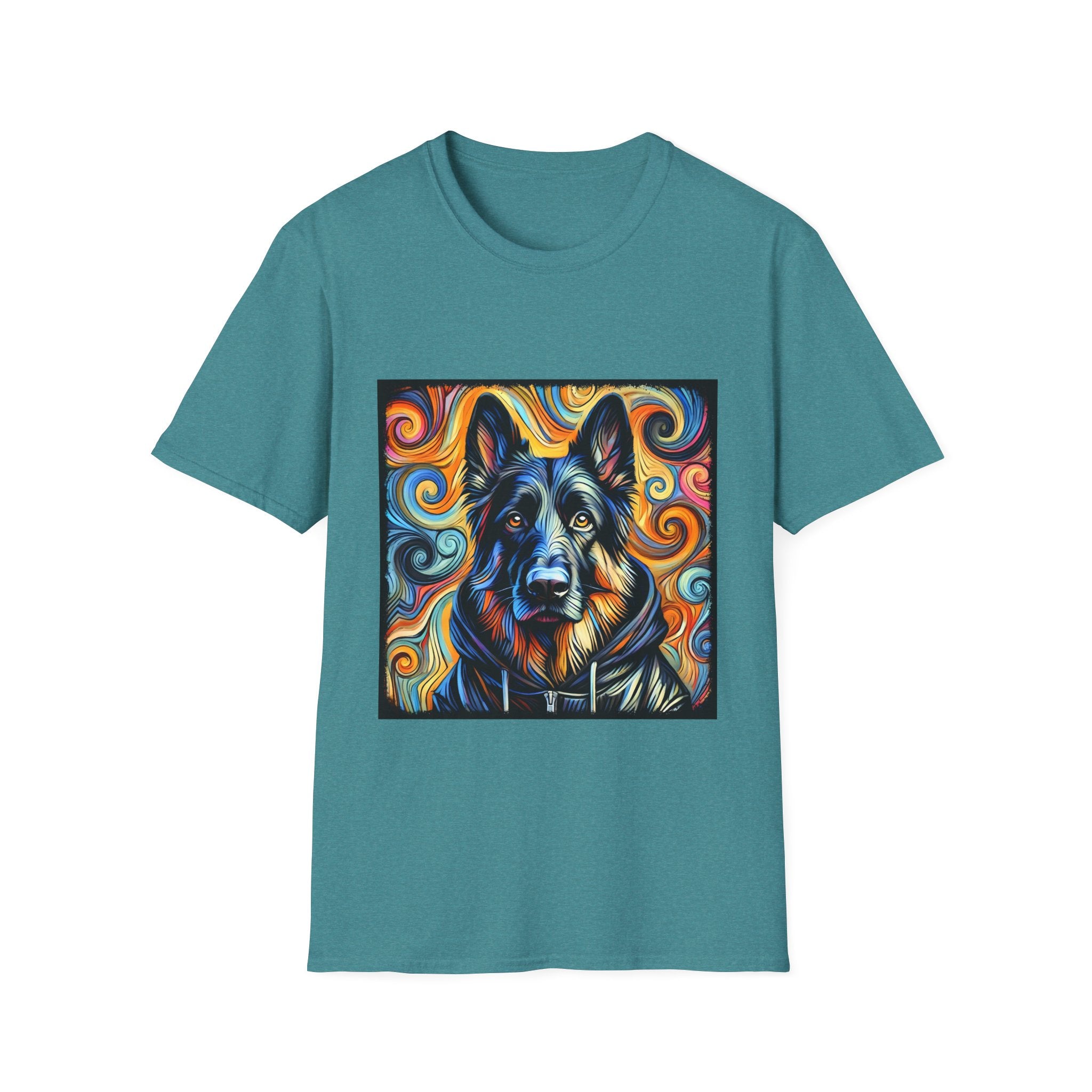 German Shepherd Hoodie Swirl II | Unisex Dog T-Shirt