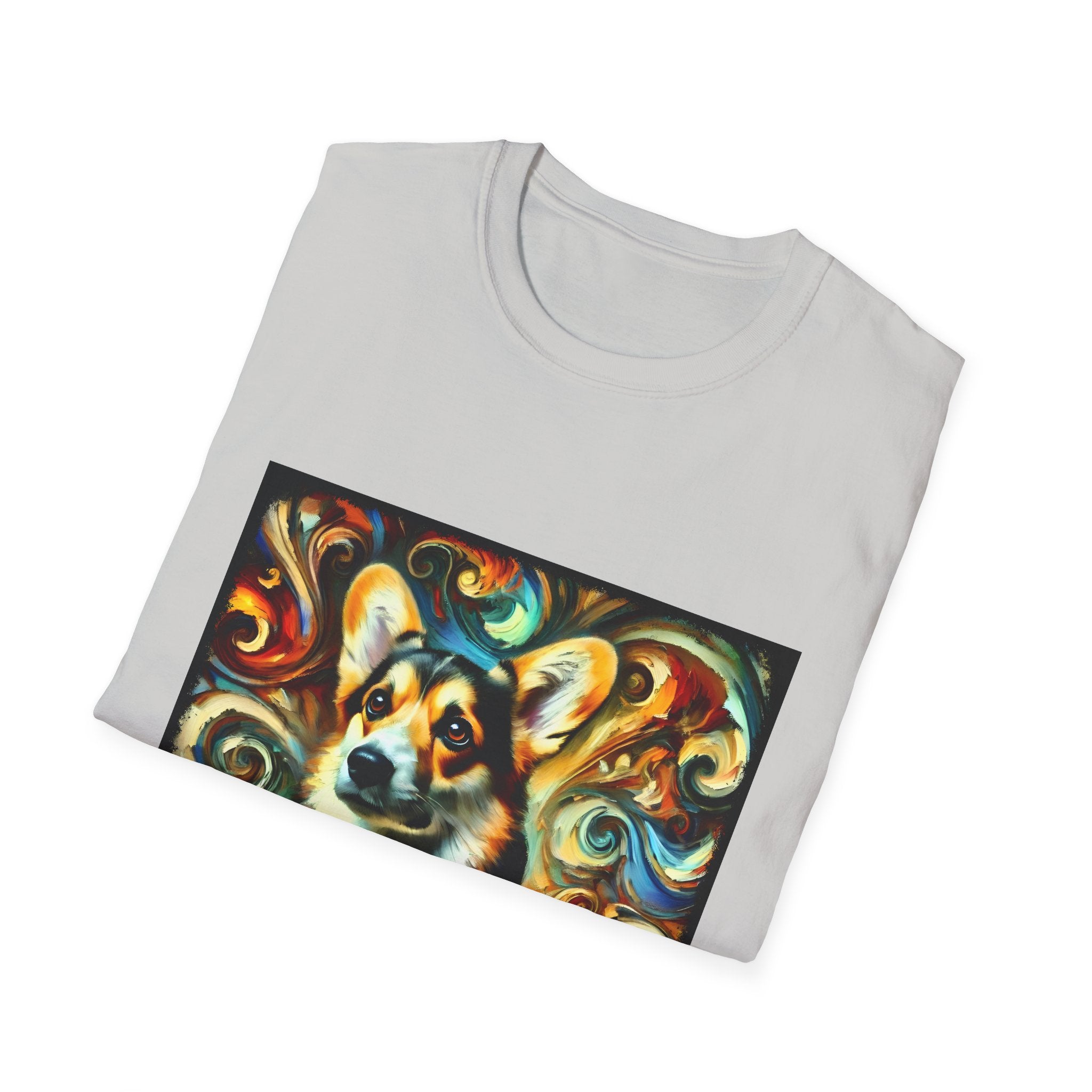 Pembroke Welsh Corgi Urban Bean Swirl | Unisex Dog T-Shirt