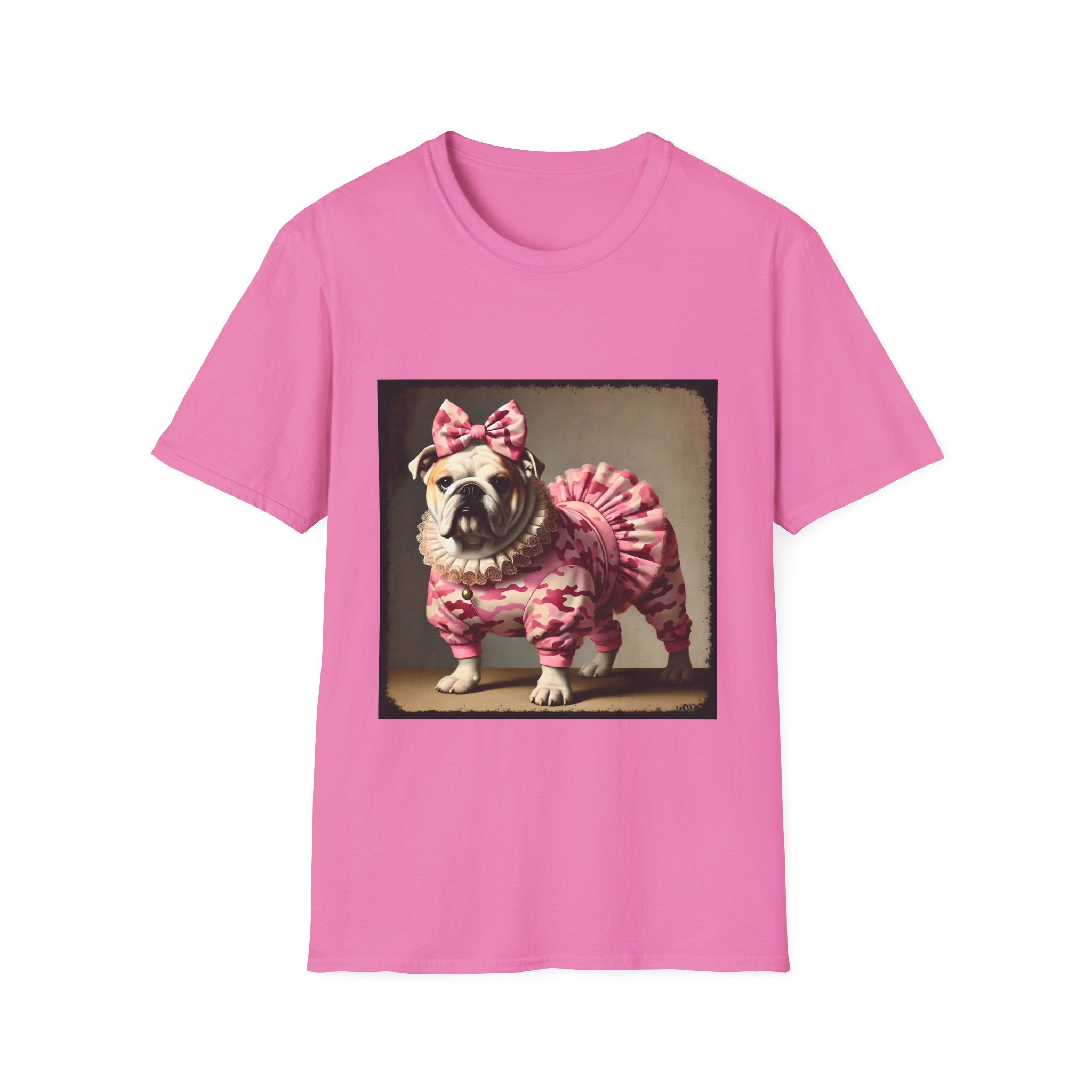 Bulldog Camo Cutie II | Unisex Dog T-Shirt