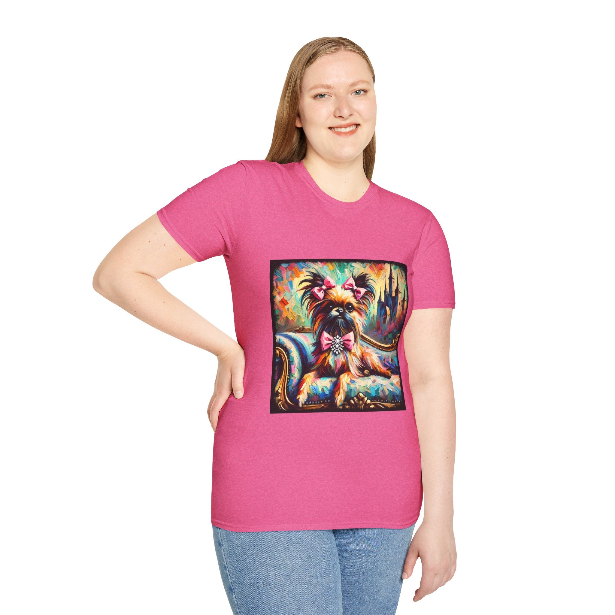 Brussels Griffon Diamond Princess Classic | Unisex Dog T-Shirt