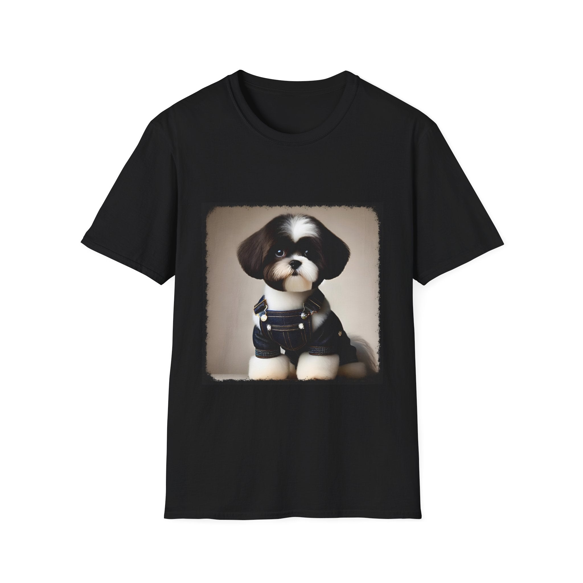 Shih Tzu Denim Darling | Unisex Dog T-Shirt