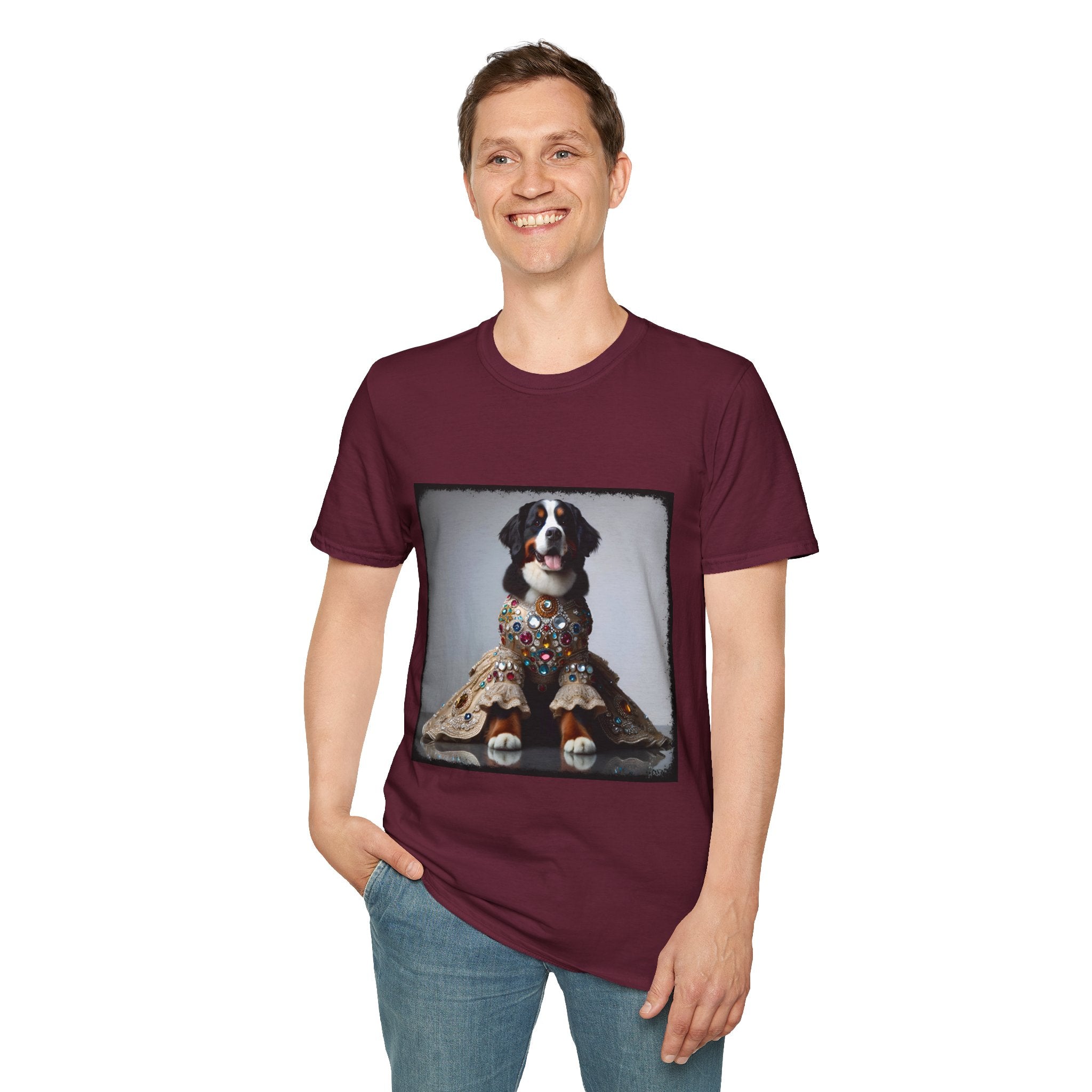 Bernese Mountain Dog Luxe Treasure | Unisex Dog T-Shirt