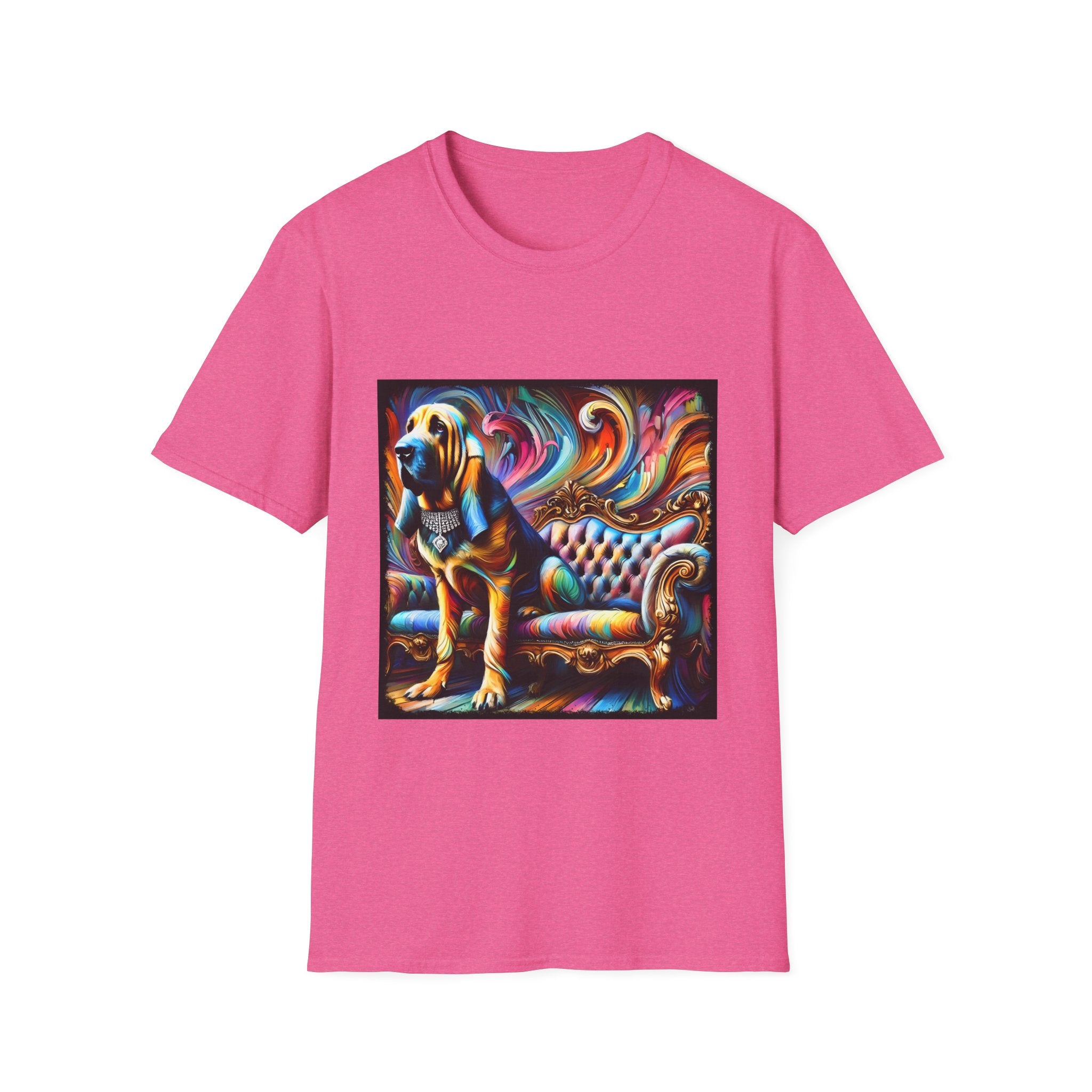 Bloodhound Vivid Swirl | Unisex Dog T-Shirt