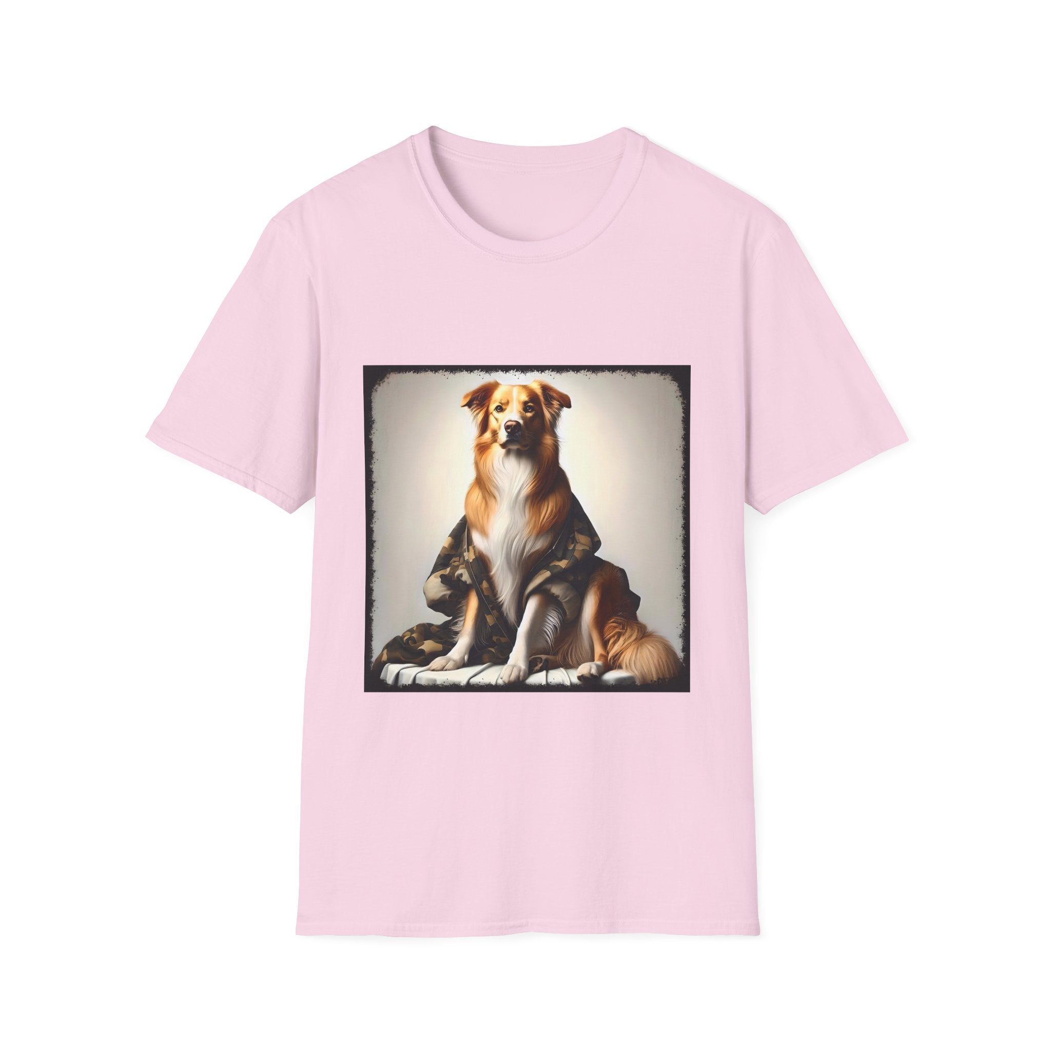 Border Collie Chic Camo  | Unisex Dog T-Shirt