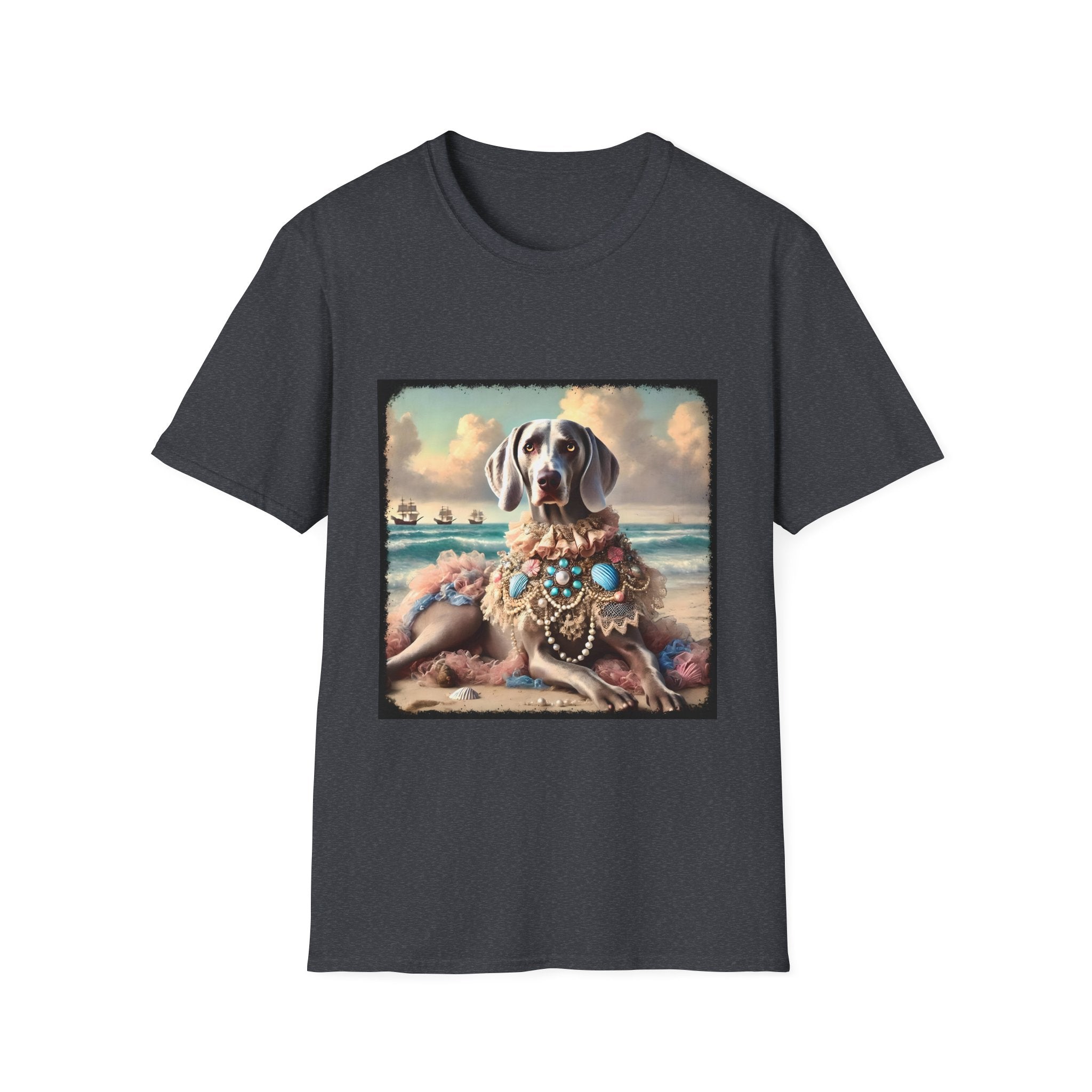 Weimaraner Seashell Siren | Unisex Dog T-Shirt