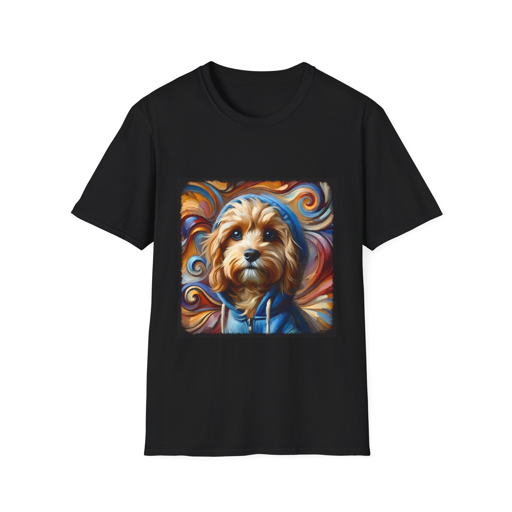 Cavapoo Blue Hoodie Swirl | Unisex Dog T-Shirt
