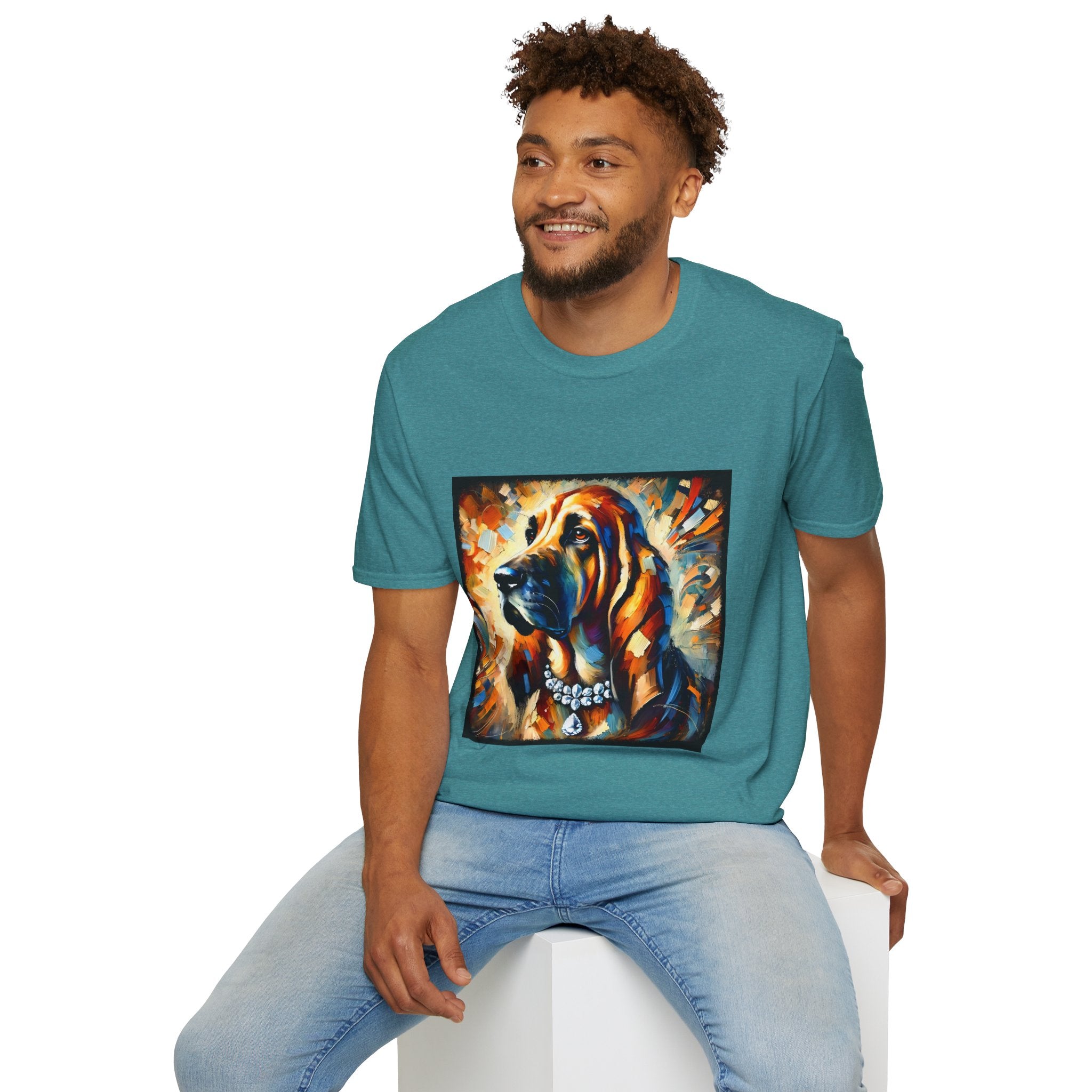 Bloodhound Diamond Bold Classic | Unisex Dog T-Shirt