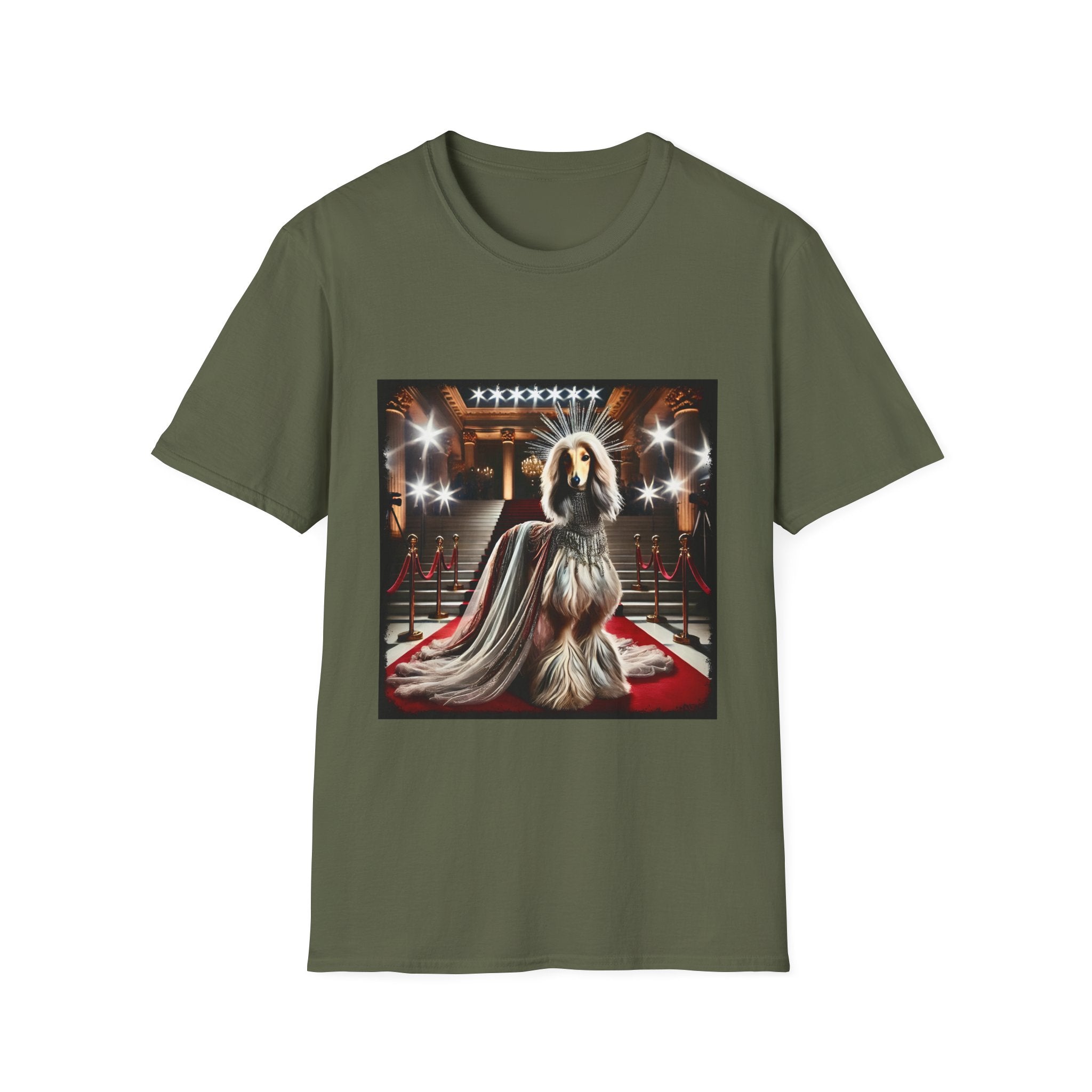 Afghan Hound Gala Glamour | Unisex Dog T-Shirt