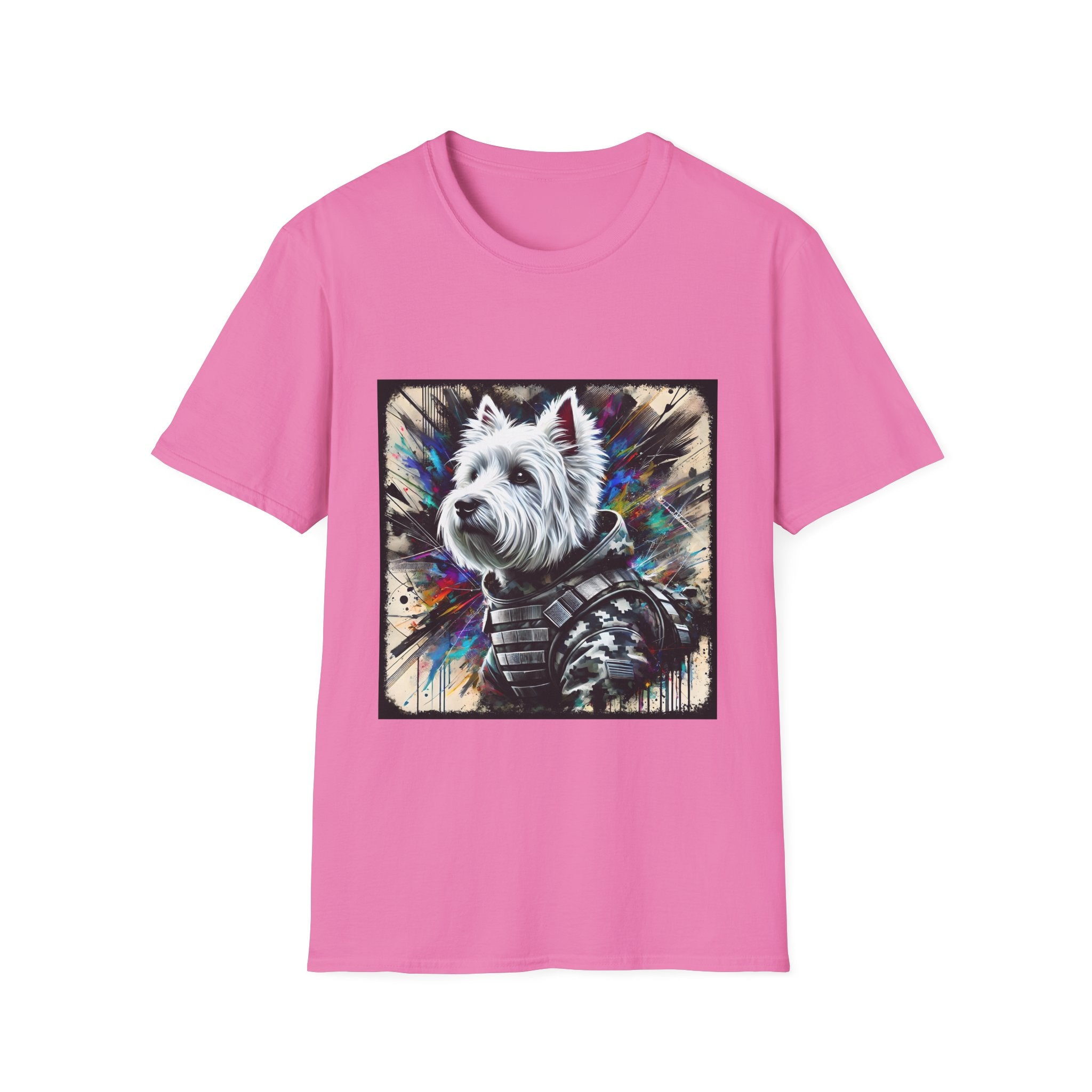 West Highland White Terrier Bold Camo Classic | Unisex Dog T-Shirt
