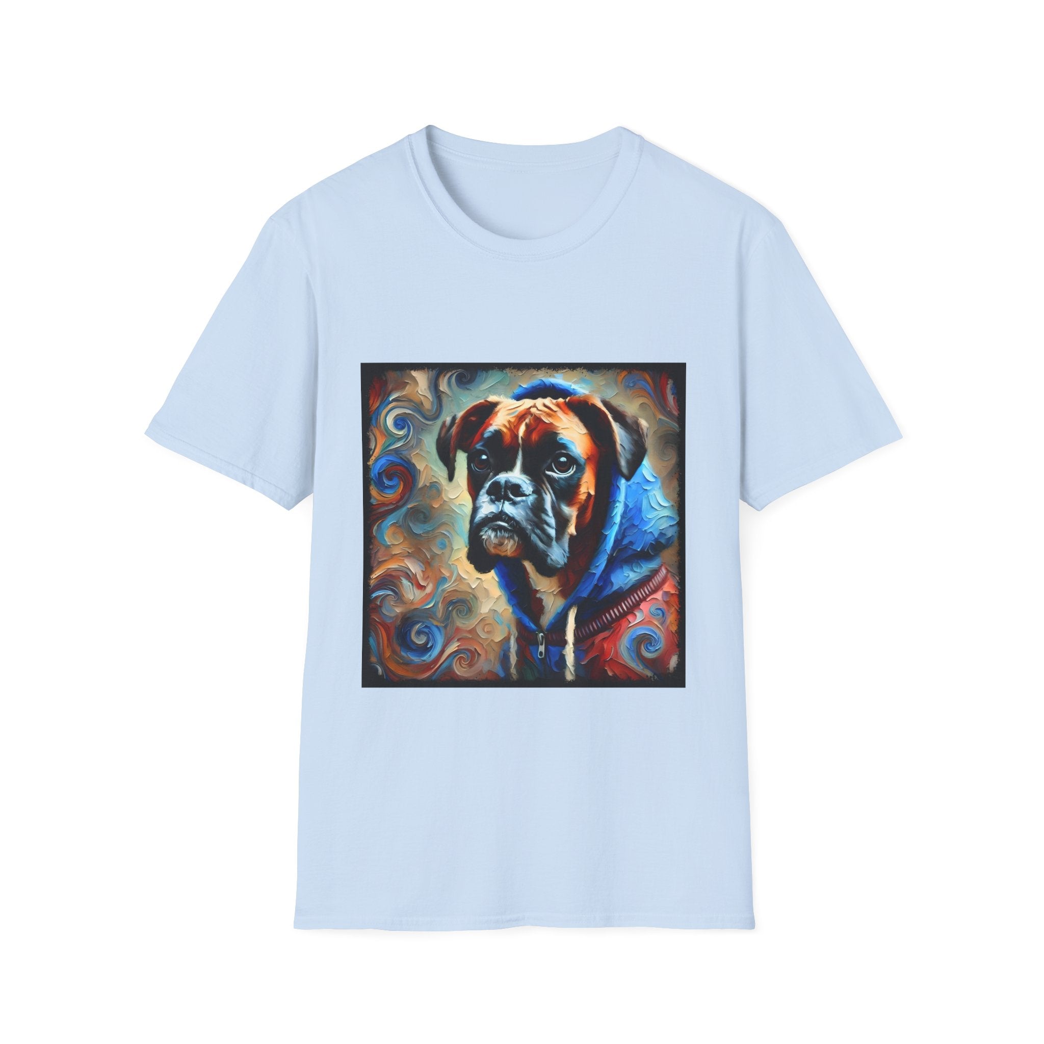 Boxer Hoodie Swirl II | Unisex Dog T-Shirt