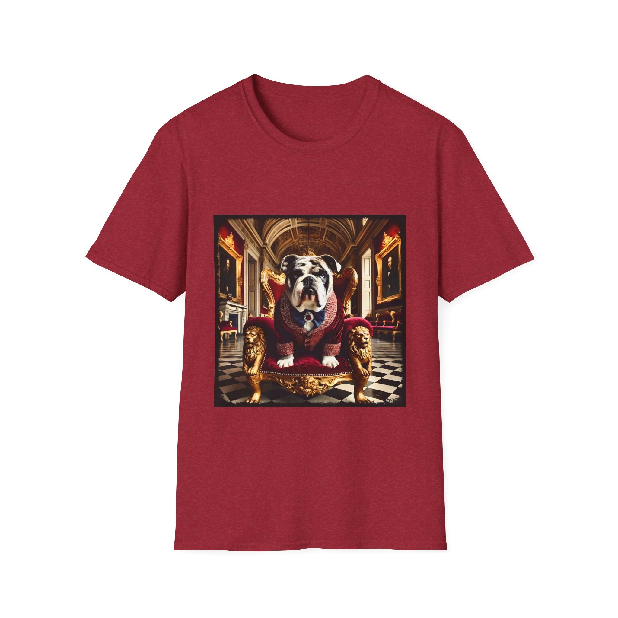 Bulldog Crimson King | Unisex Dog T-Shirt