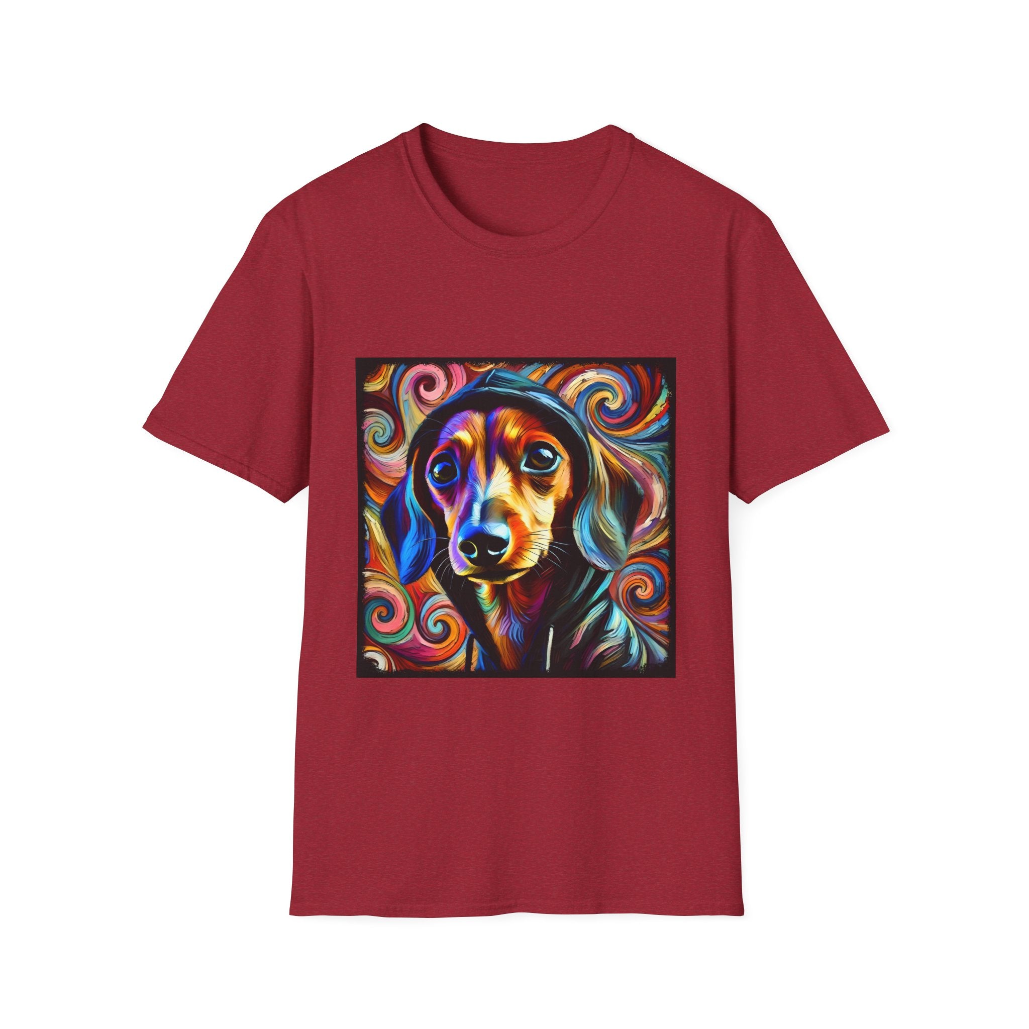Dachshund Relaxed Swirl | Unisex Dog T-Shirt