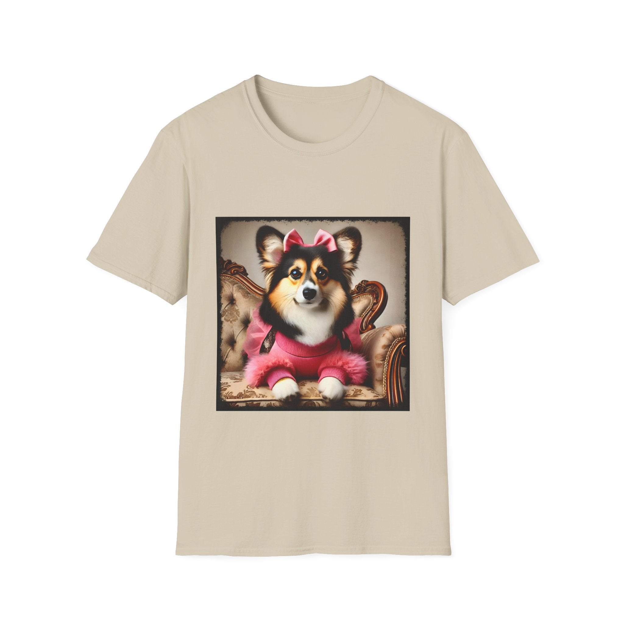Pembroke Welsh Corgi Pink Luxe | Unisex Dog T-Shirt