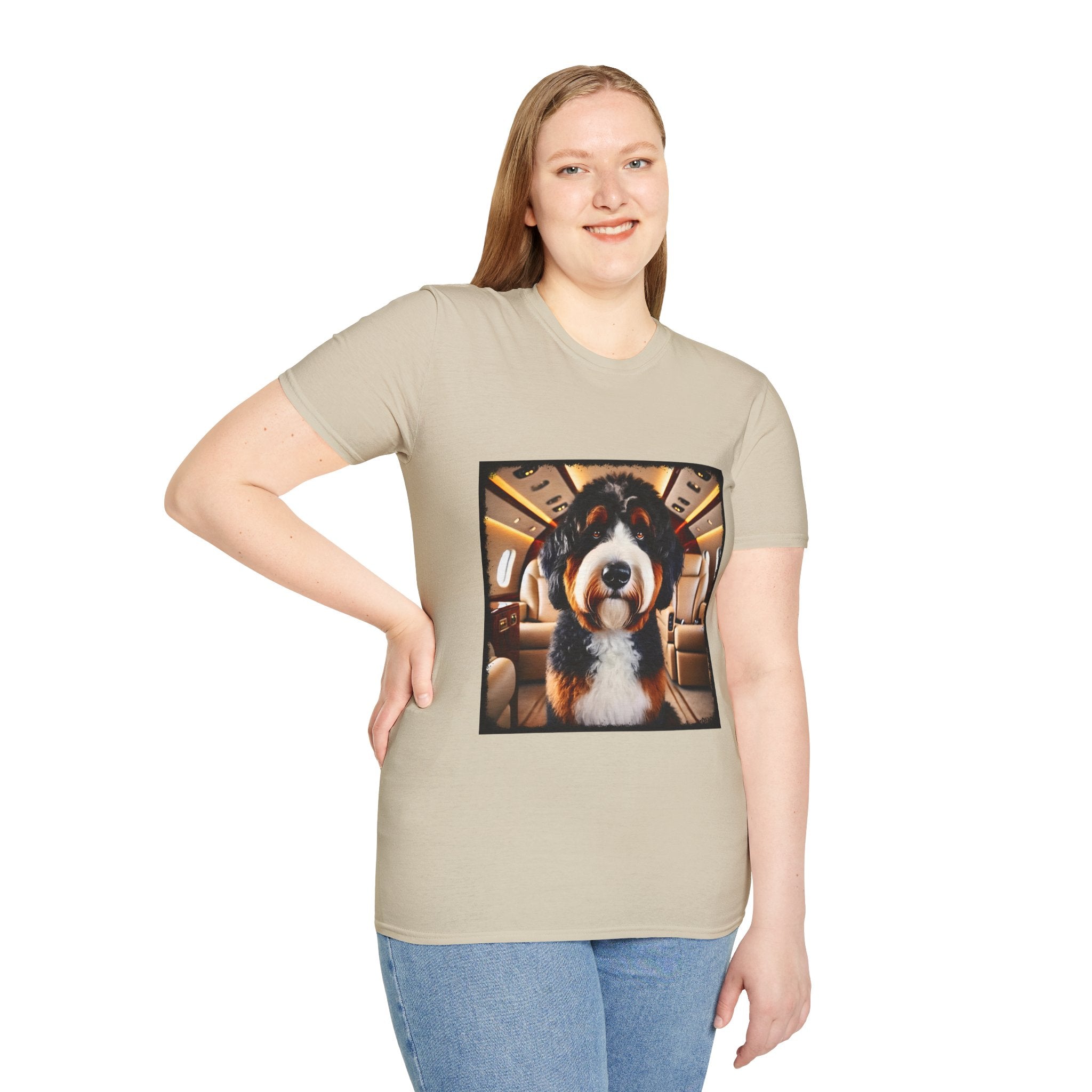 Bernedoodle Luxe Flier | Unisex Dog T-Shirt