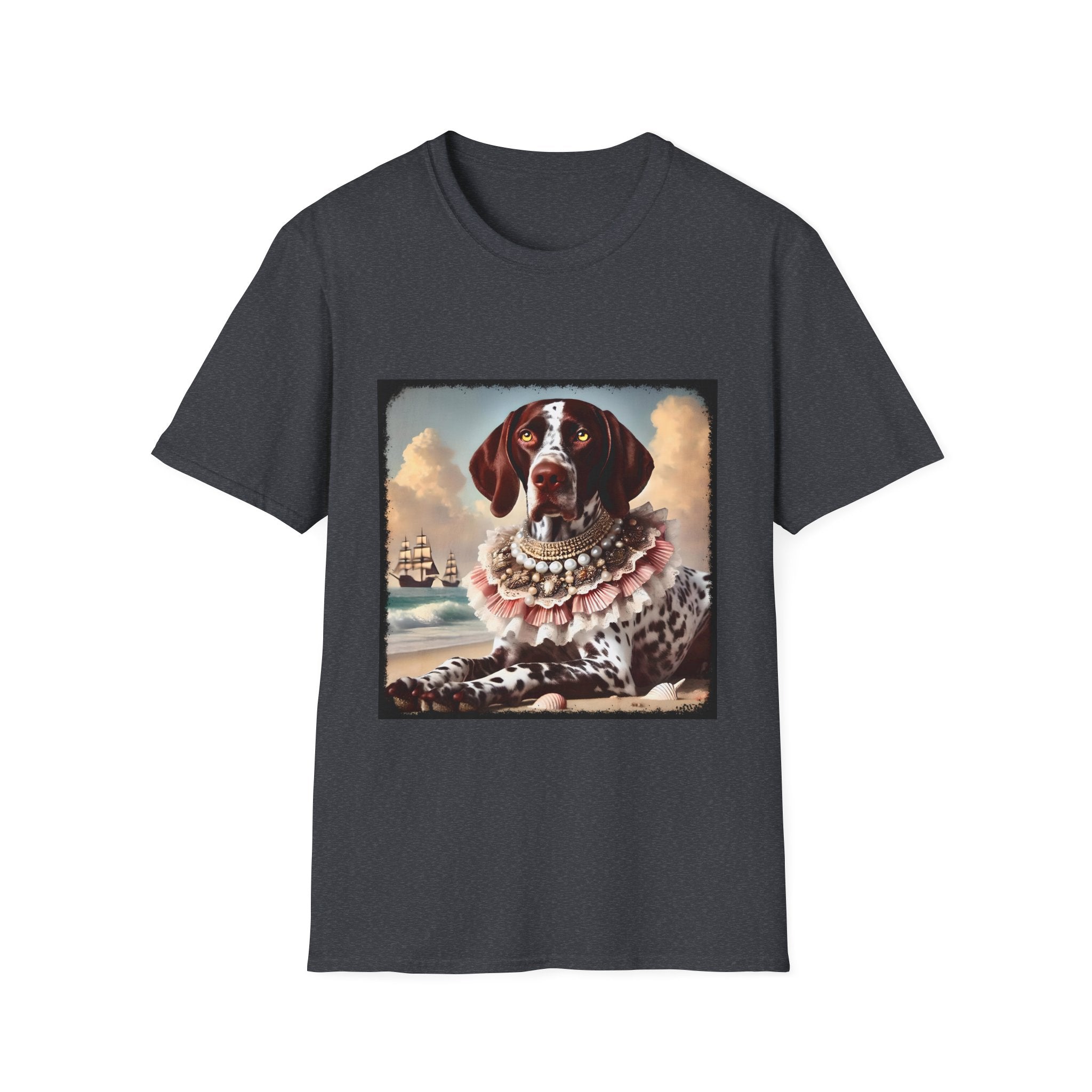 German Shorthaired Pointer Beach Beauty | Unisex Dog T-Shirt