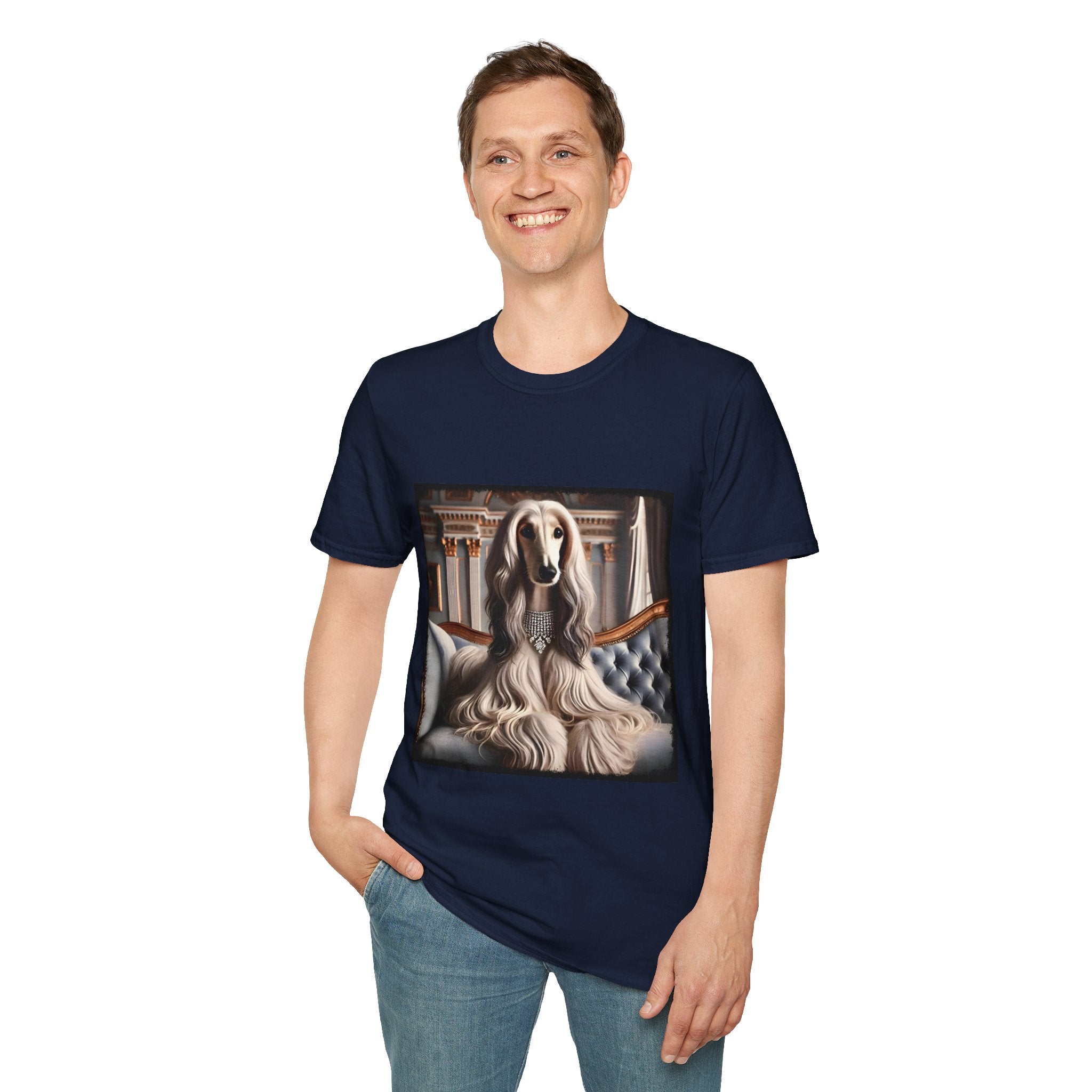 Afghan Hound Status Sniffer | Unisex Dog T-Shirt