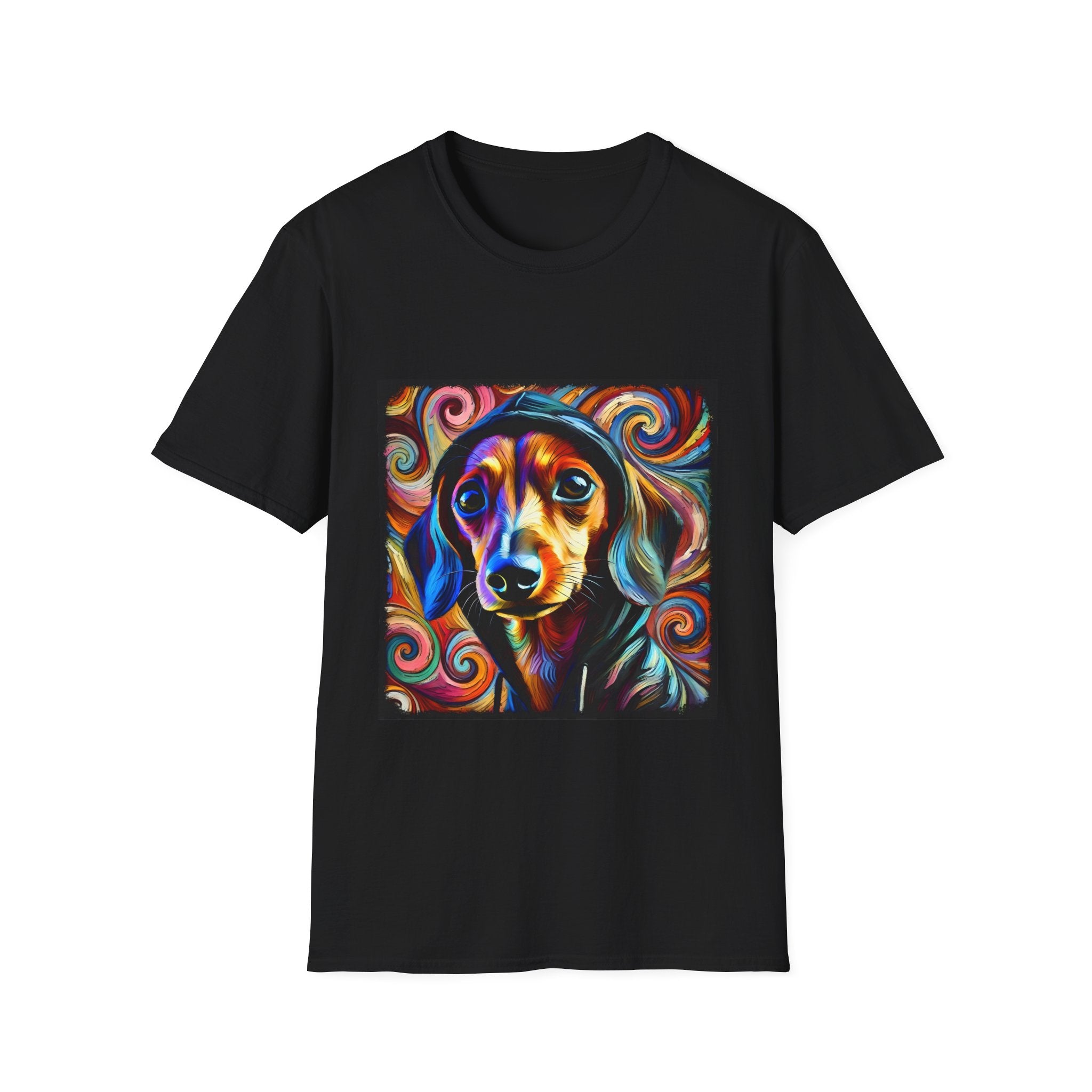 Dachshund Relaxed Swirl | Unisex Dog T-Shirt