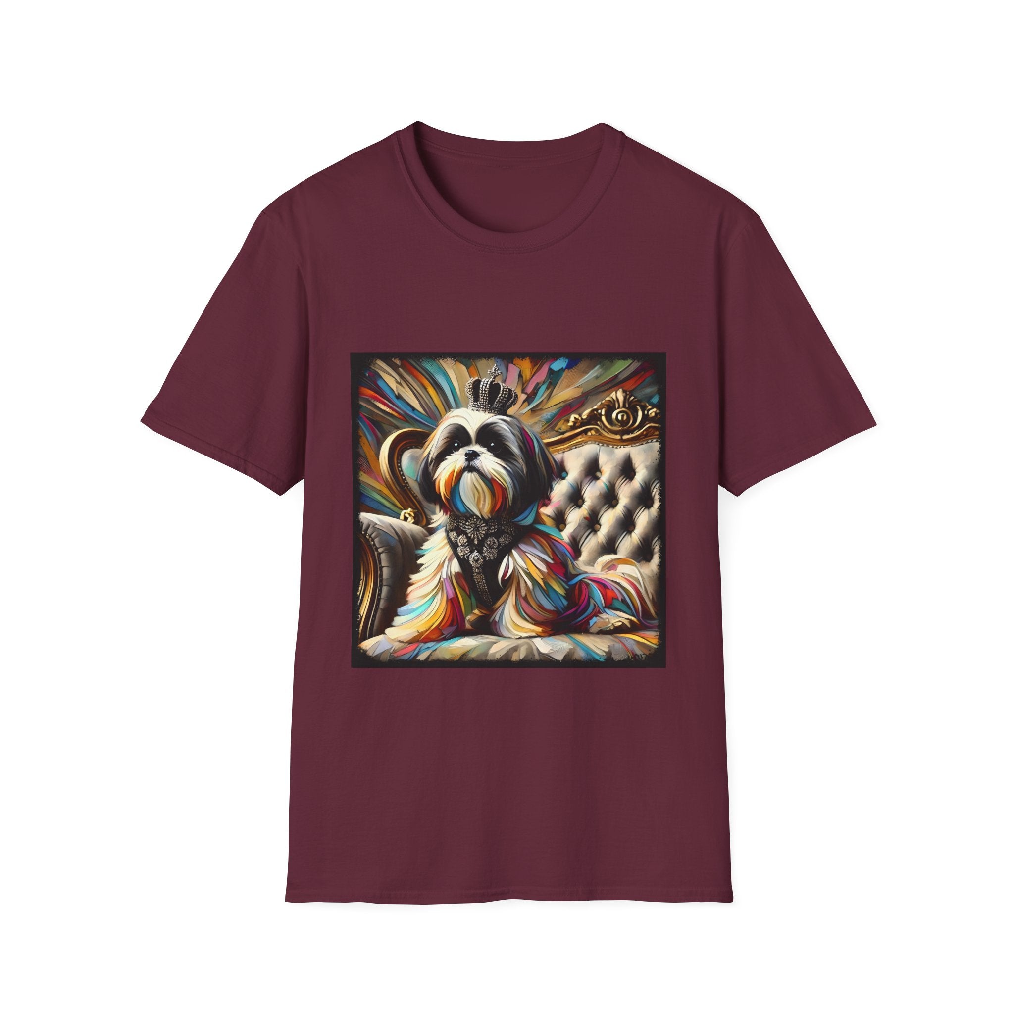 Shih Tzu Diamond Crown Classic | Unisex Dog T-Shirt