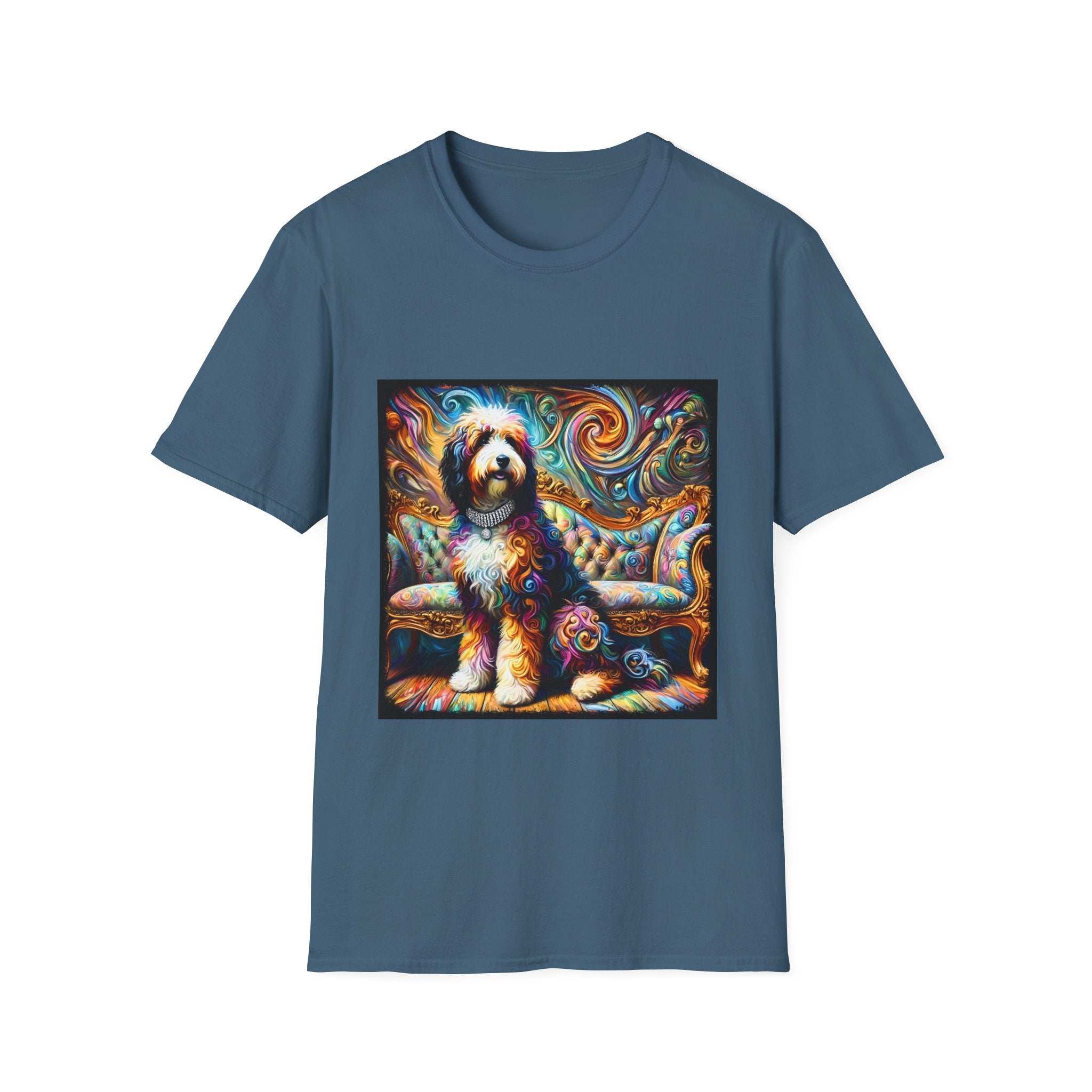 Bernedoodle Vivid Swirl | Unisex Dog T-Shirt