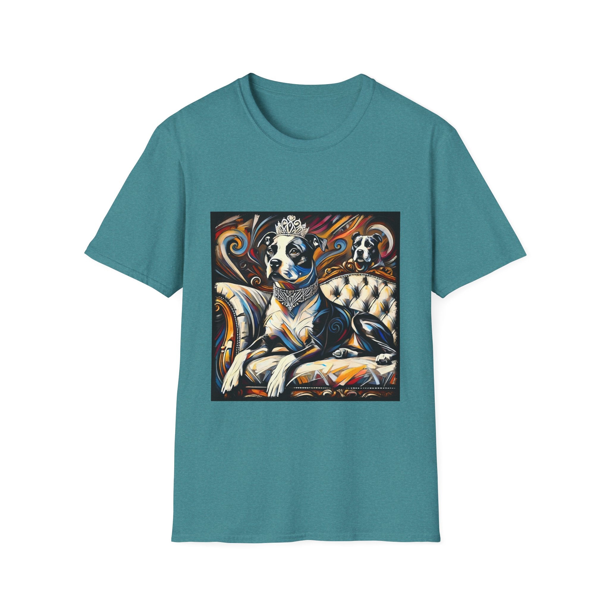 American Pit Bull Terrier Bold Princess Swirl  | Unisex Dog T-Shirt