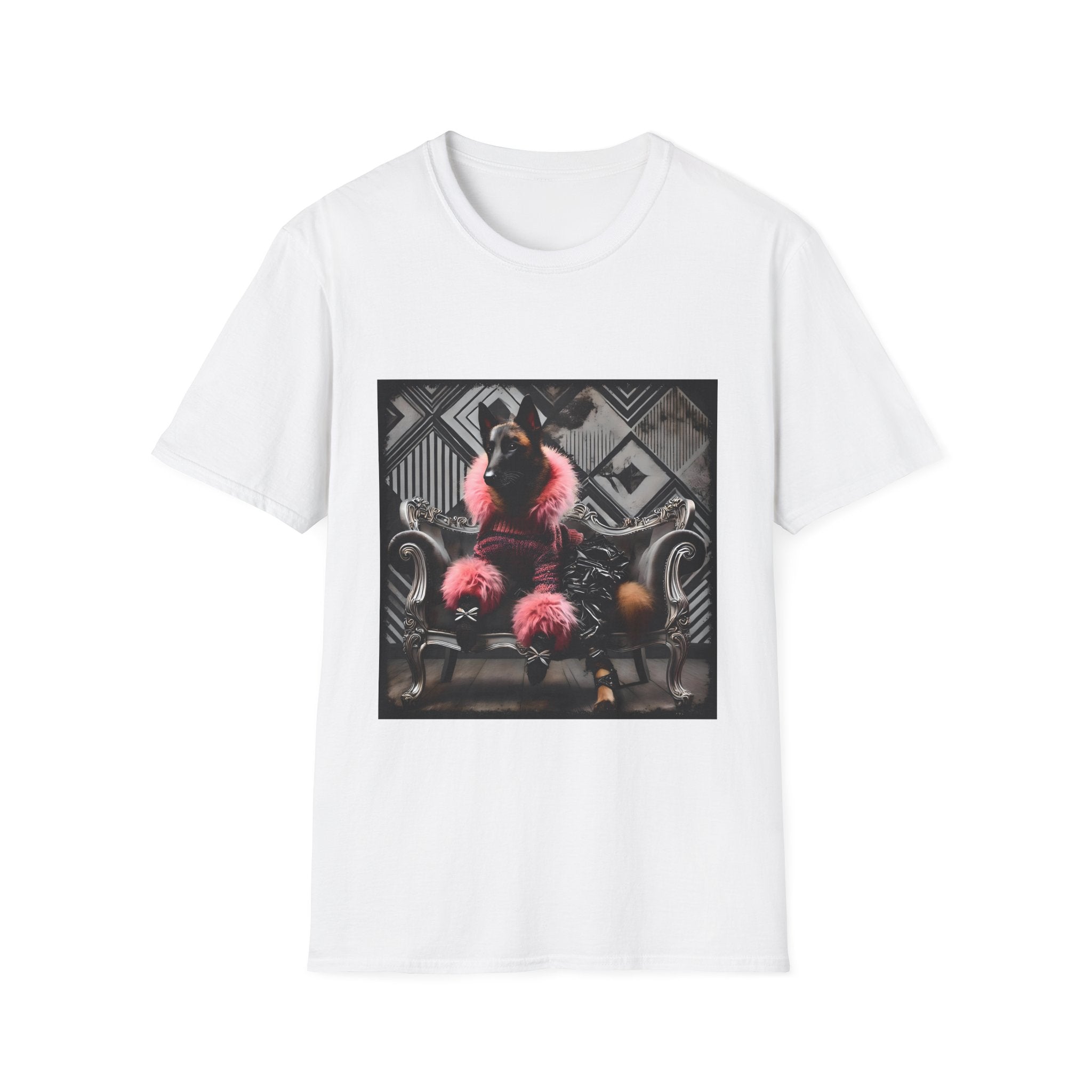 Belgian Malinois Chic Rocker | Unisex Dog T-Shirt