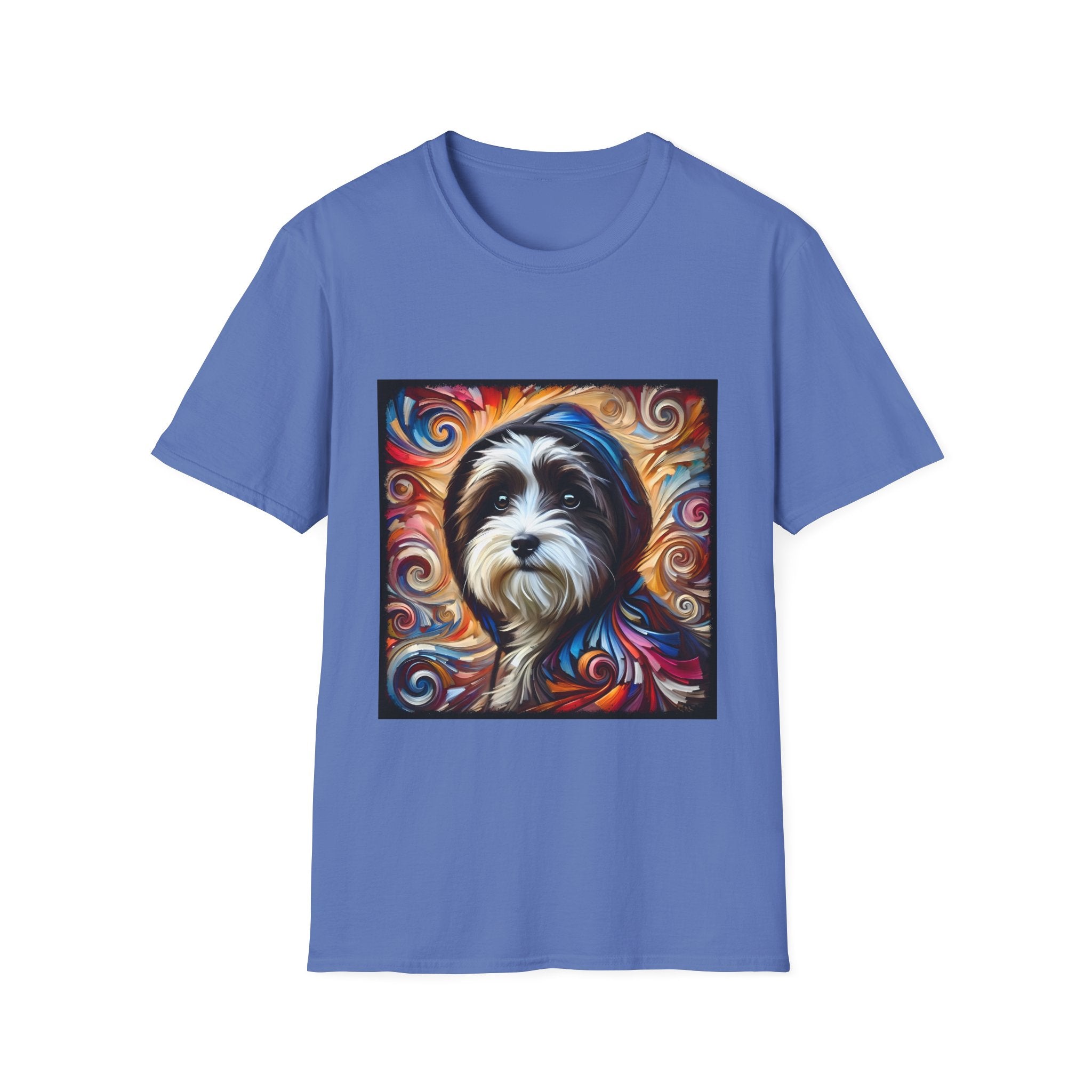 Havanese Relaxed Swirl |  Unisex Dog T-Shirt