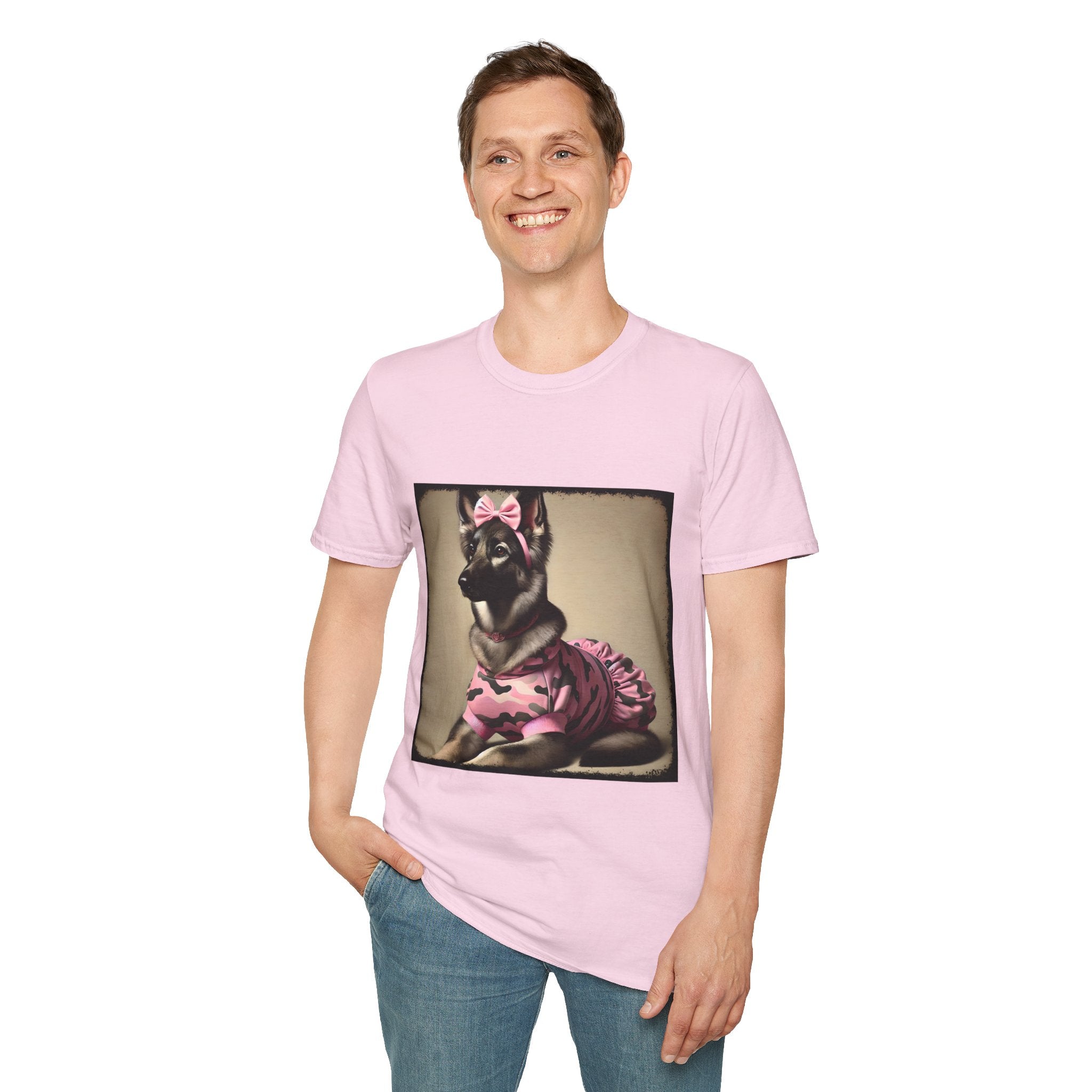 German Shepherd Camo Cutie II | Unisex Dog T-Shirt