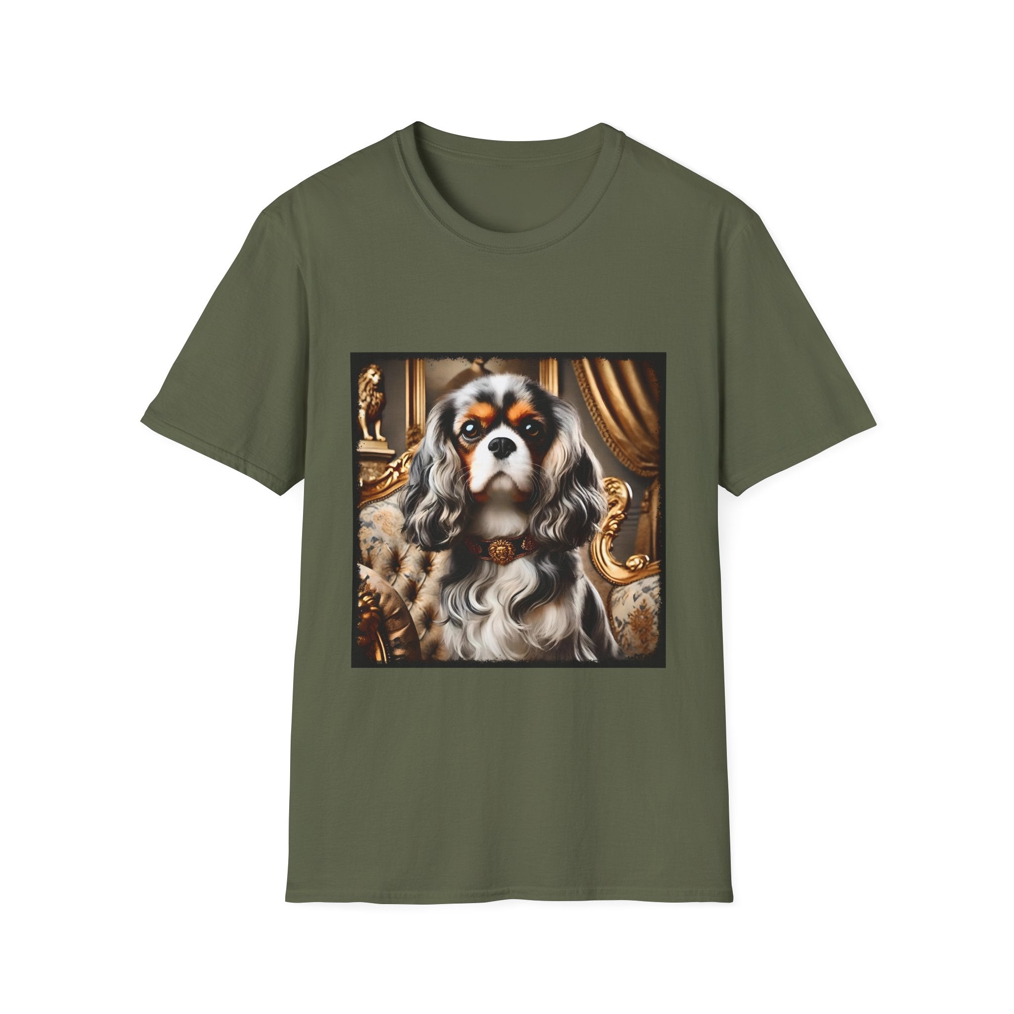 Cavalier King Charles Spaniel Gold Drip | Unisex Dog T-Shirt