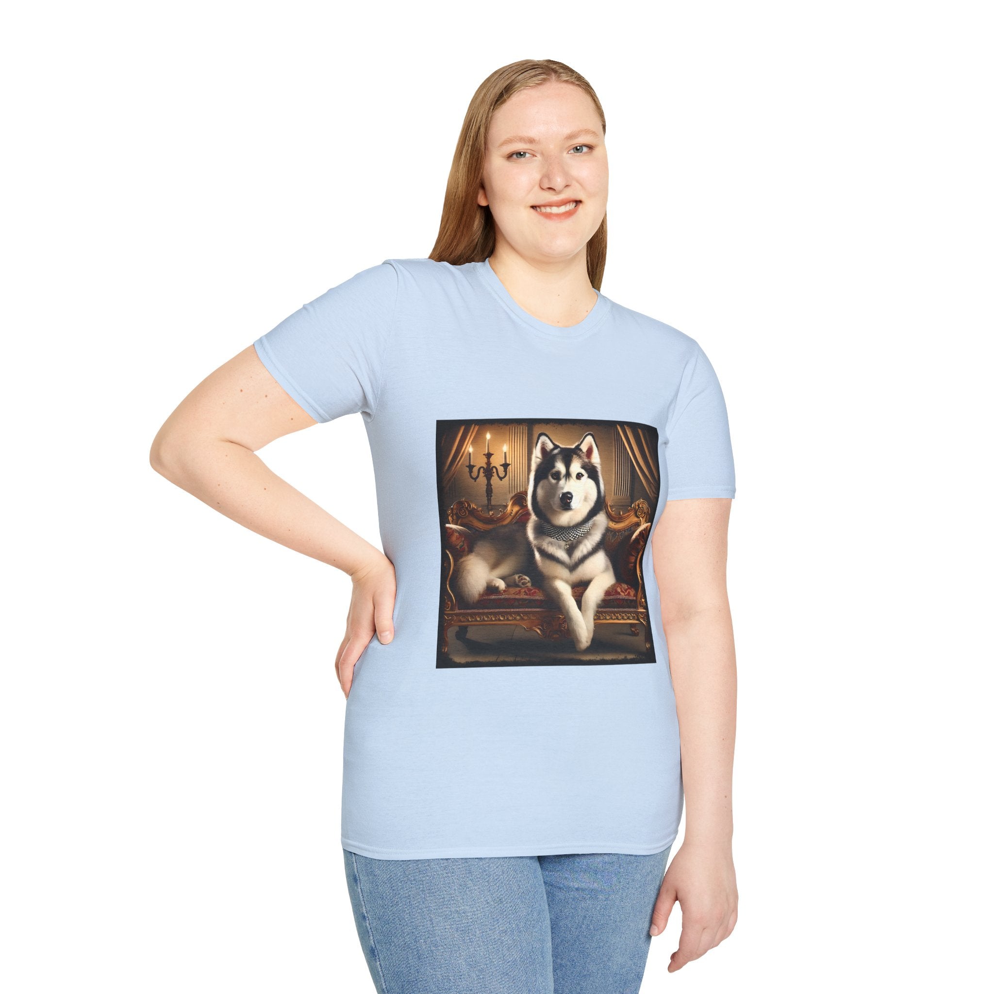 Siberian Husky Poised Princess | Unisex Dog T-Shirt