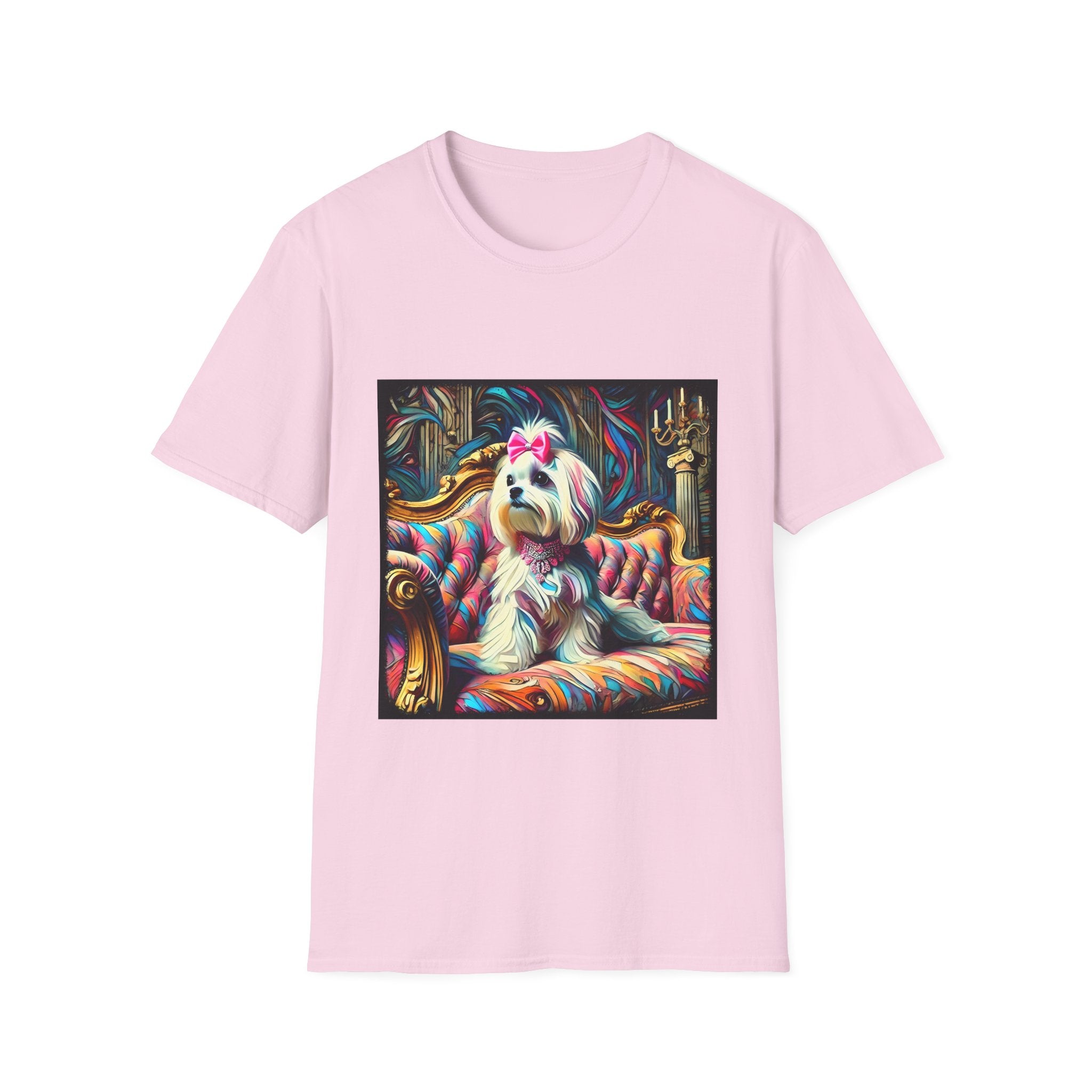 Maltese Diamond Princess Classic | Unisex Dog T-Shirt