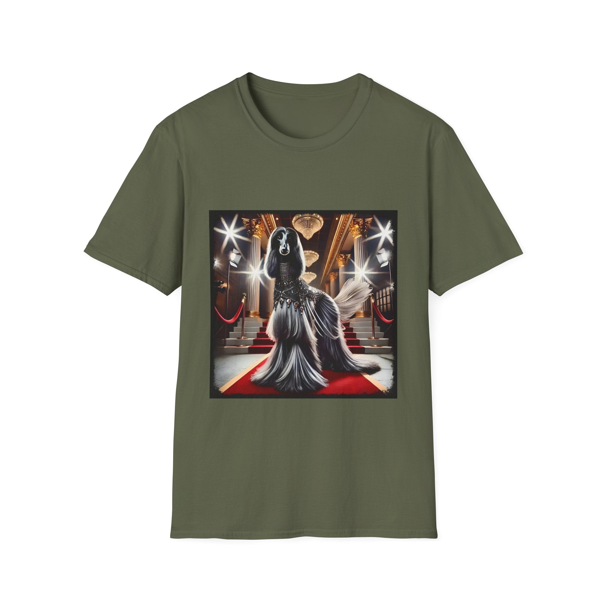 Afghan Hound Dazzling Diva | Unisex Dog T-Shirt