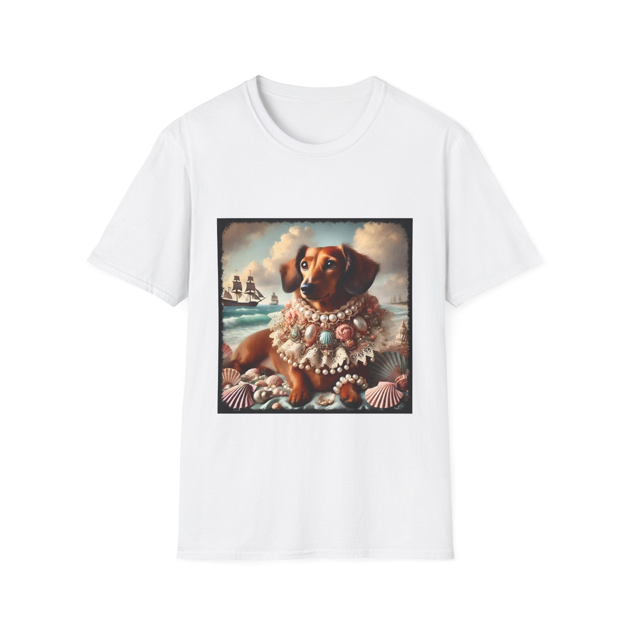 Dachshund Ocean Muse | Unisex Dog T-Shirt