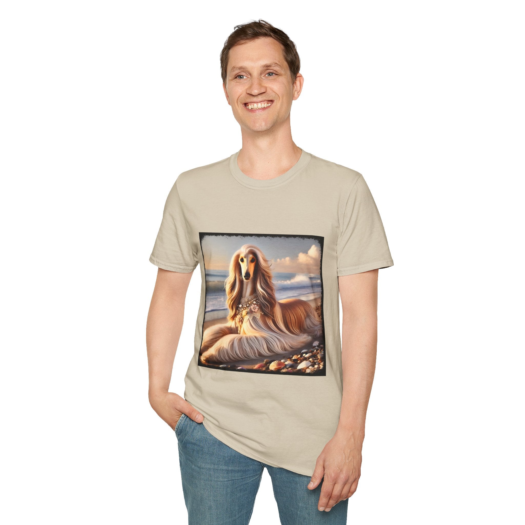 Afghan Hound Seashell Sweetie | Unisex Dog T-Shirt