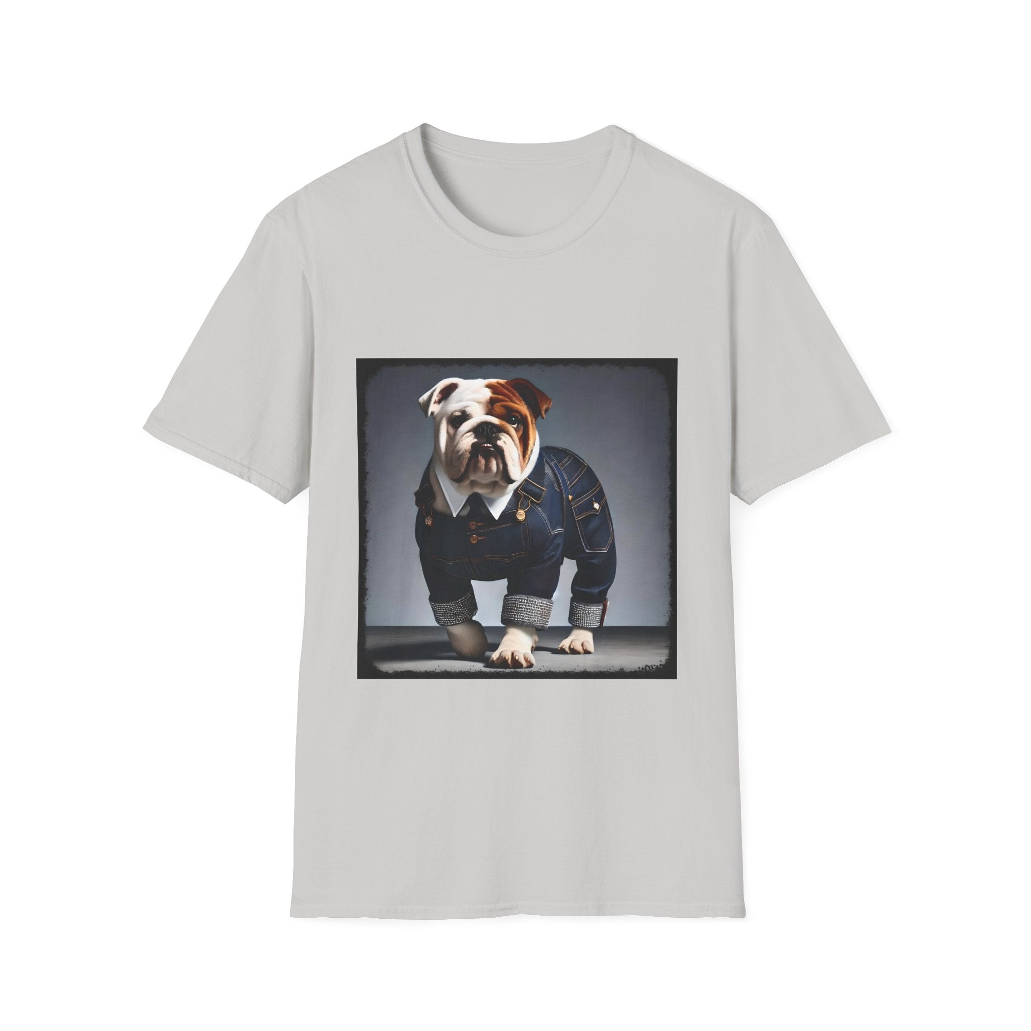 Bulldog Denim Diva | Unisex Dog T-Shirt