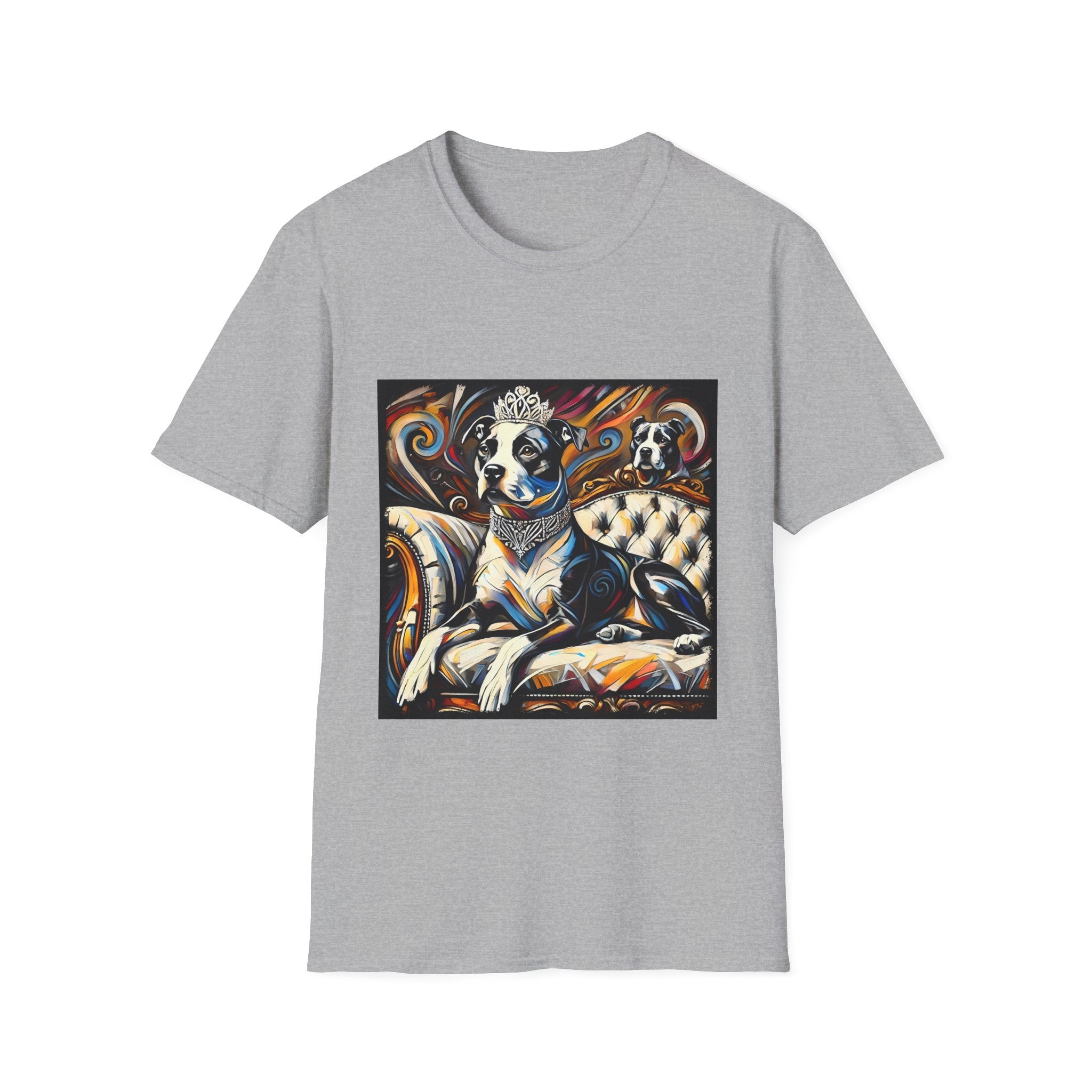 American Pit Bull Terrier Bold Princess Swirl  | Unisex Dog T-Shirt