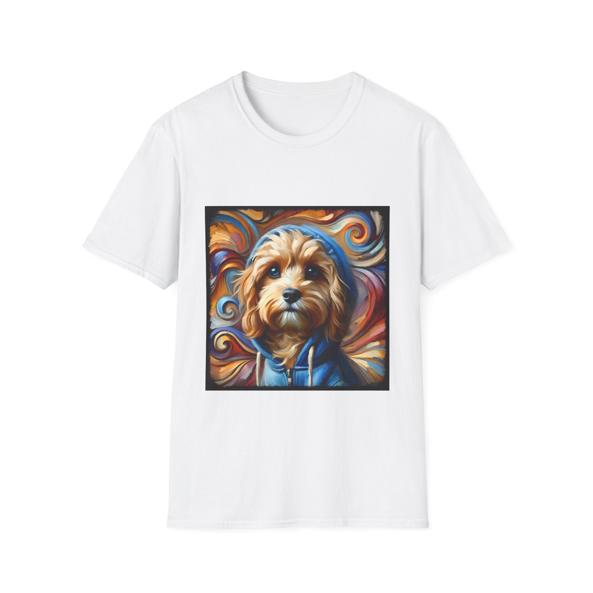 Cavapoo Blue Hoodie Swirl | Unisex Dog T-Shirt