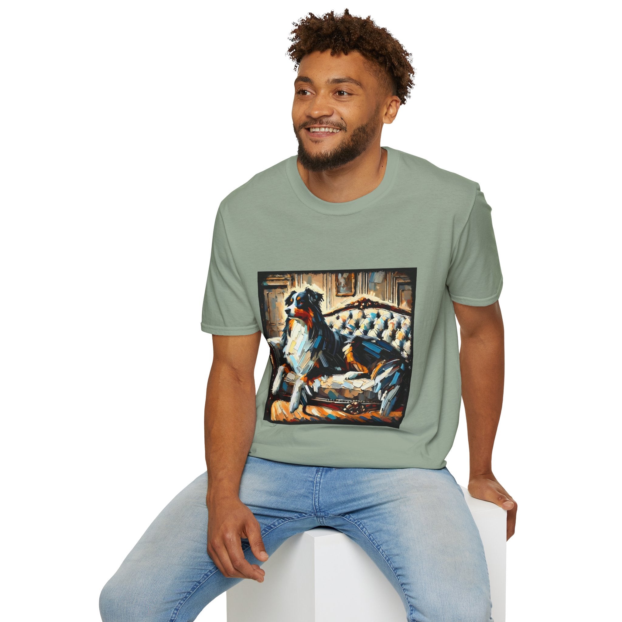 Australian Shepherd Vibrant Classic | Unisex Dog T-Shirt