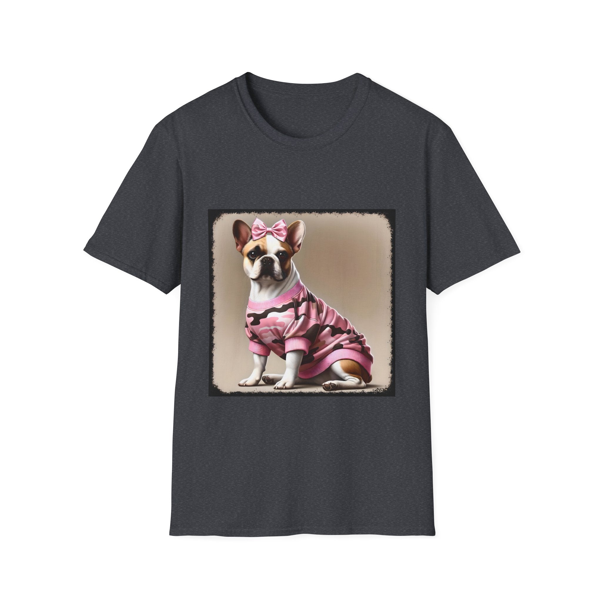 French Bulldog Camo Chic | Unisex Dog T-Shirt