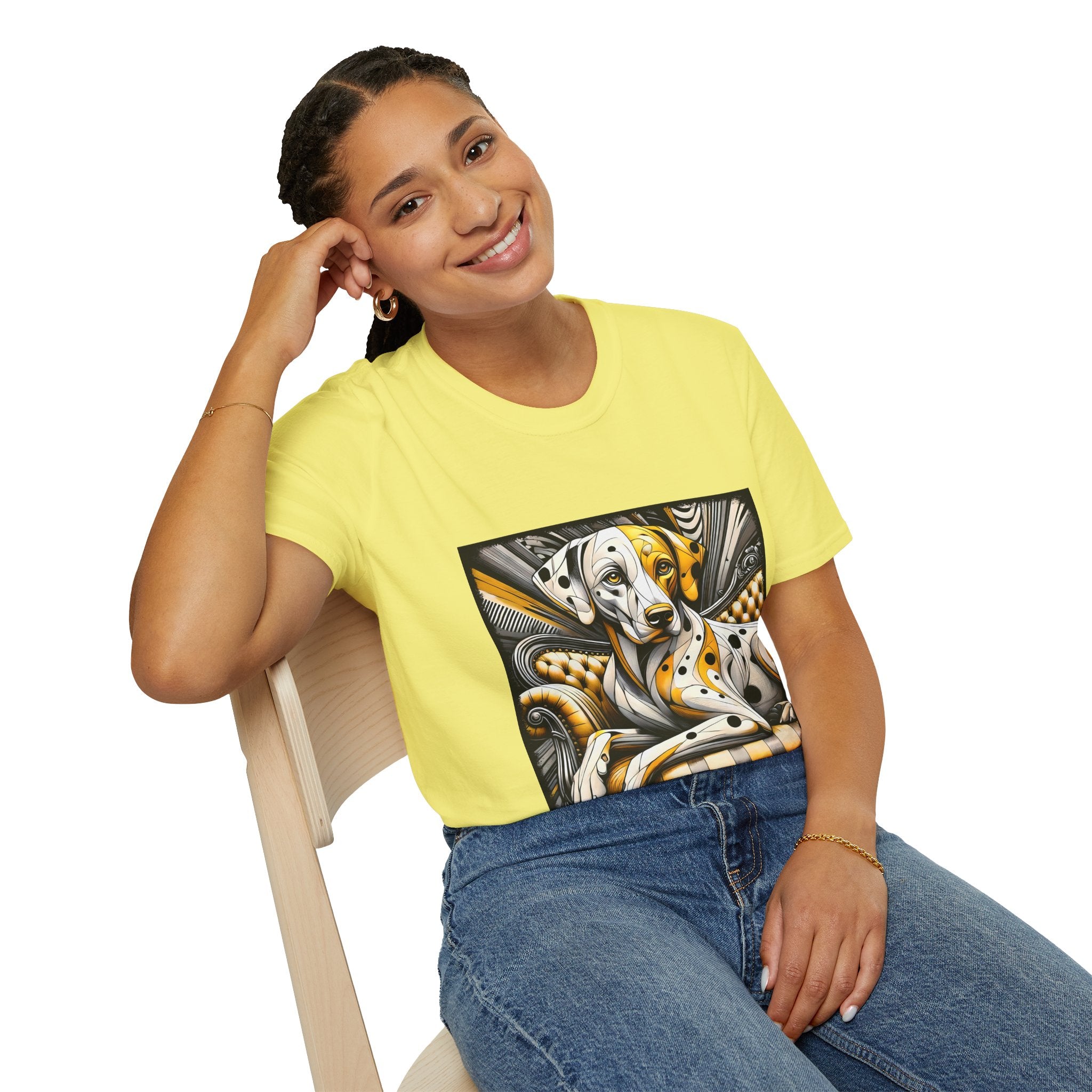 Dalmatian Lemon Rebel | Unisex Dog T-Shirt