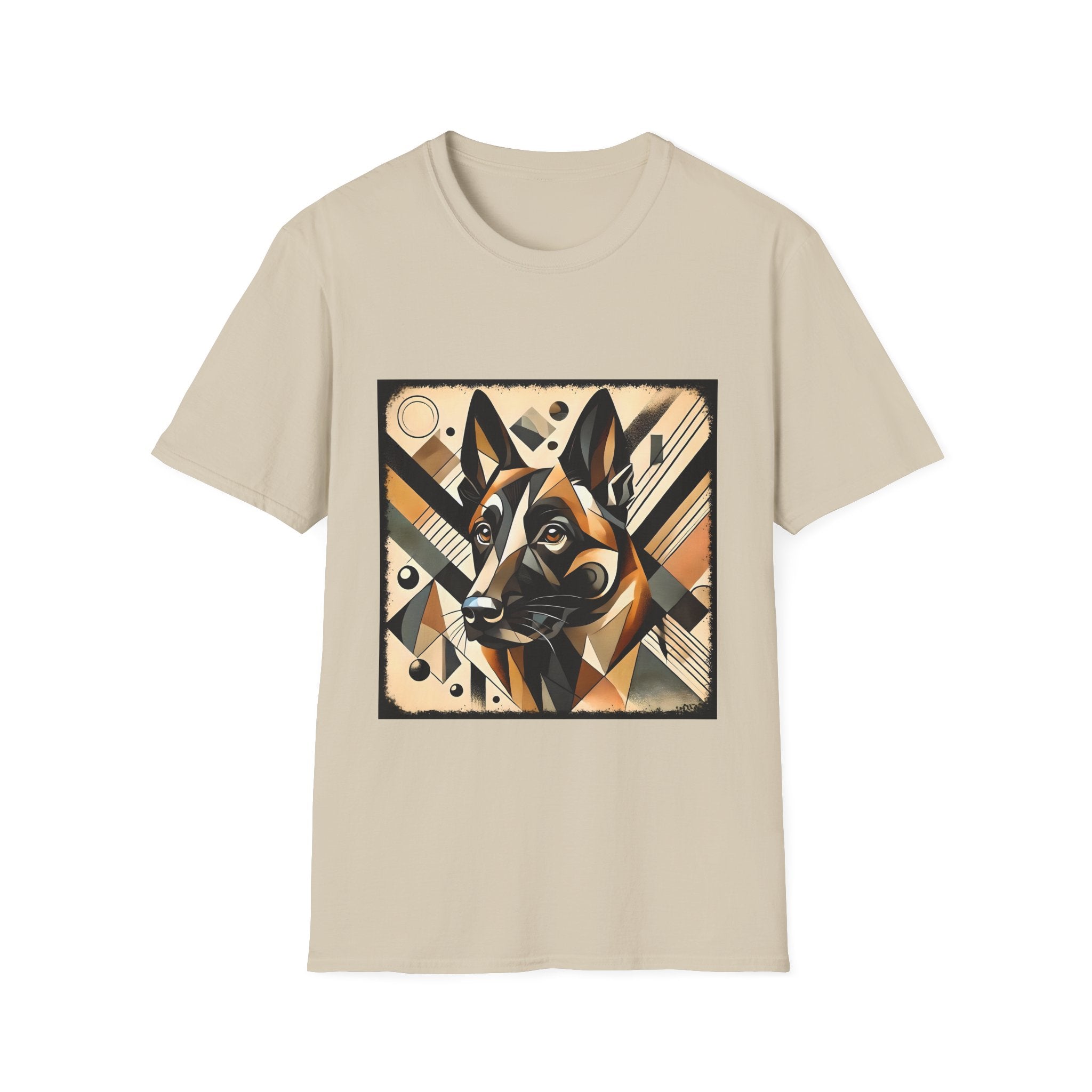 Belgian Malinois Bold Geometric | Unisex Dog T-Shirt