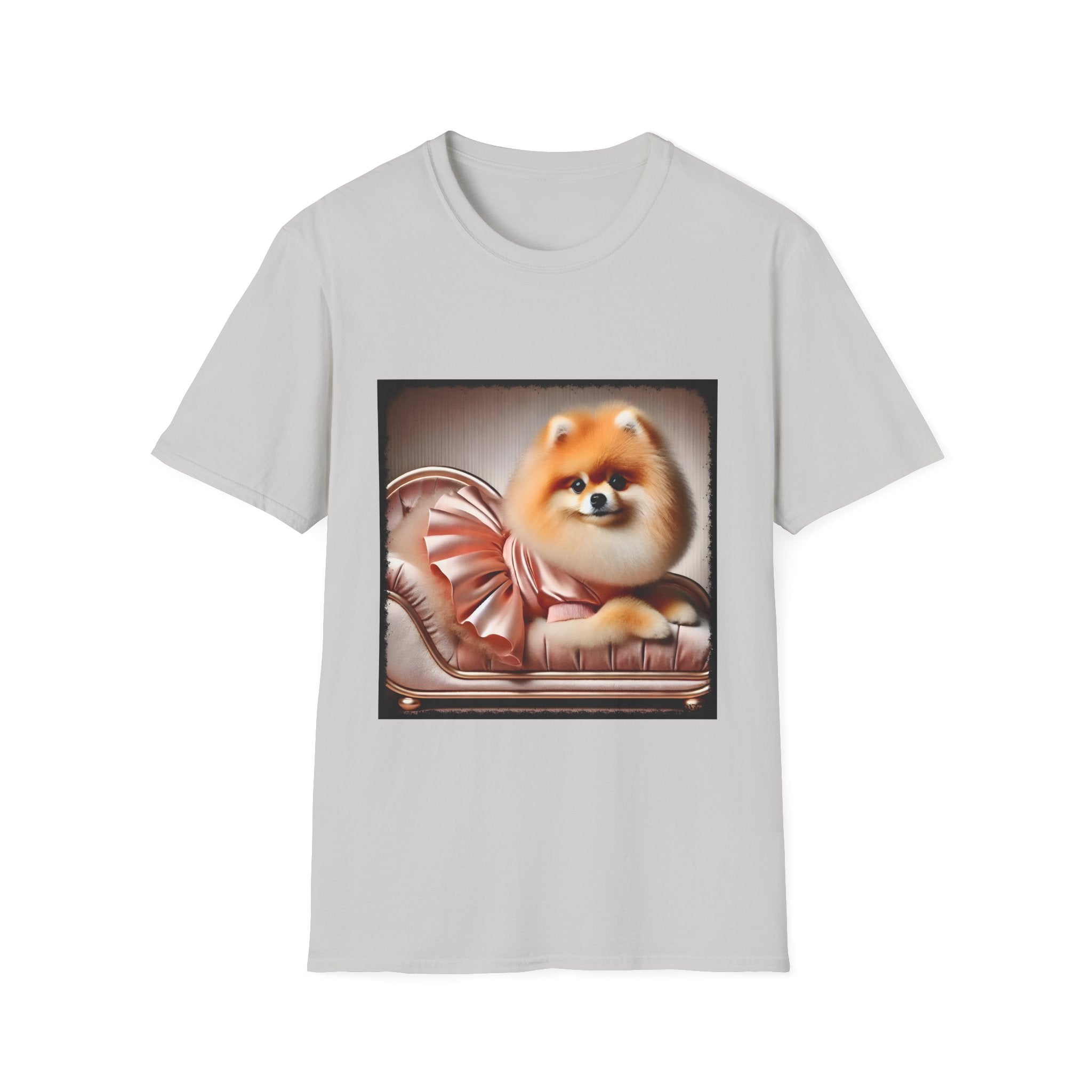 Pomeranian Peach Princess | Unisex Dog T-Shirt