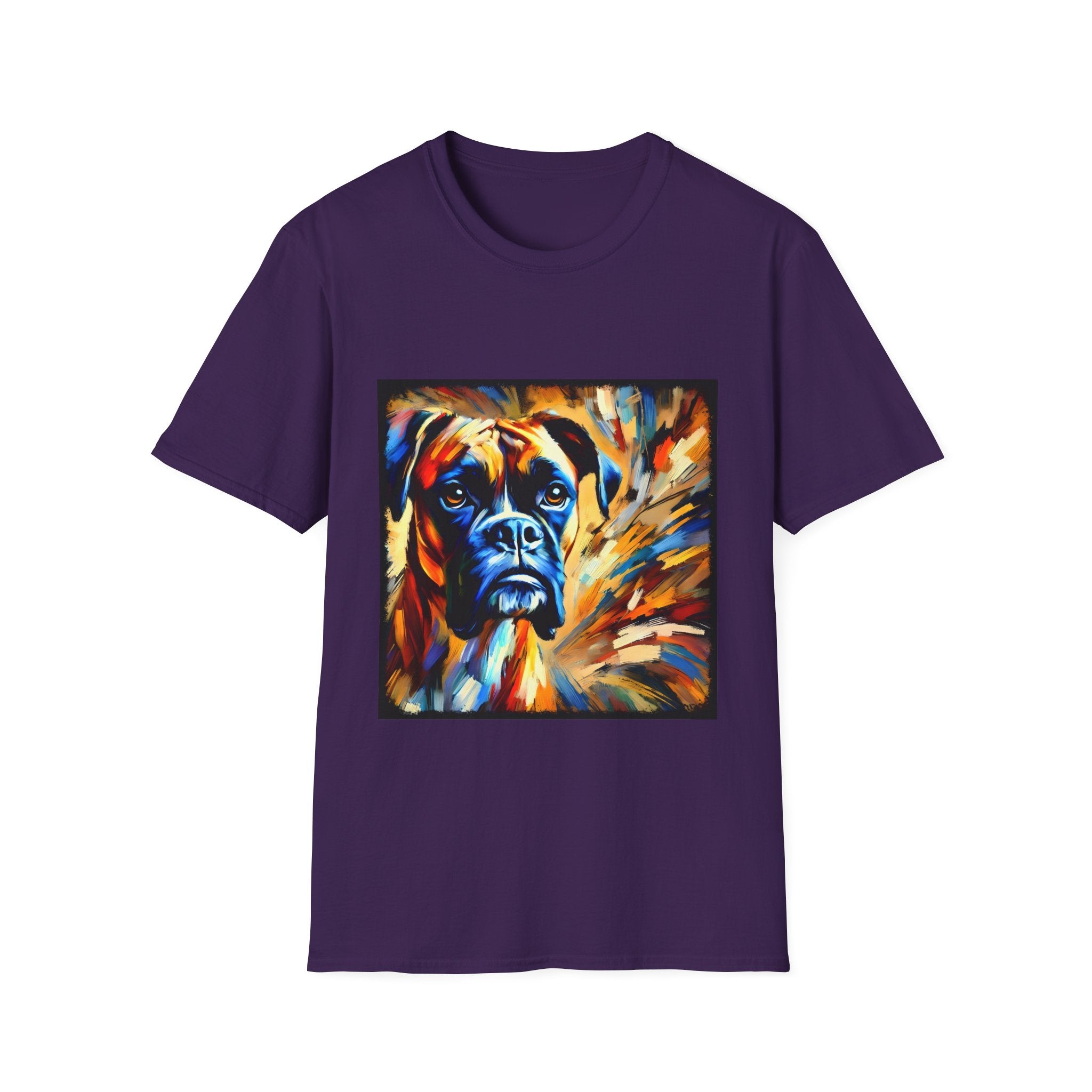Boxer Sunburst Swirl  | Unisex Dog T-Shirt
