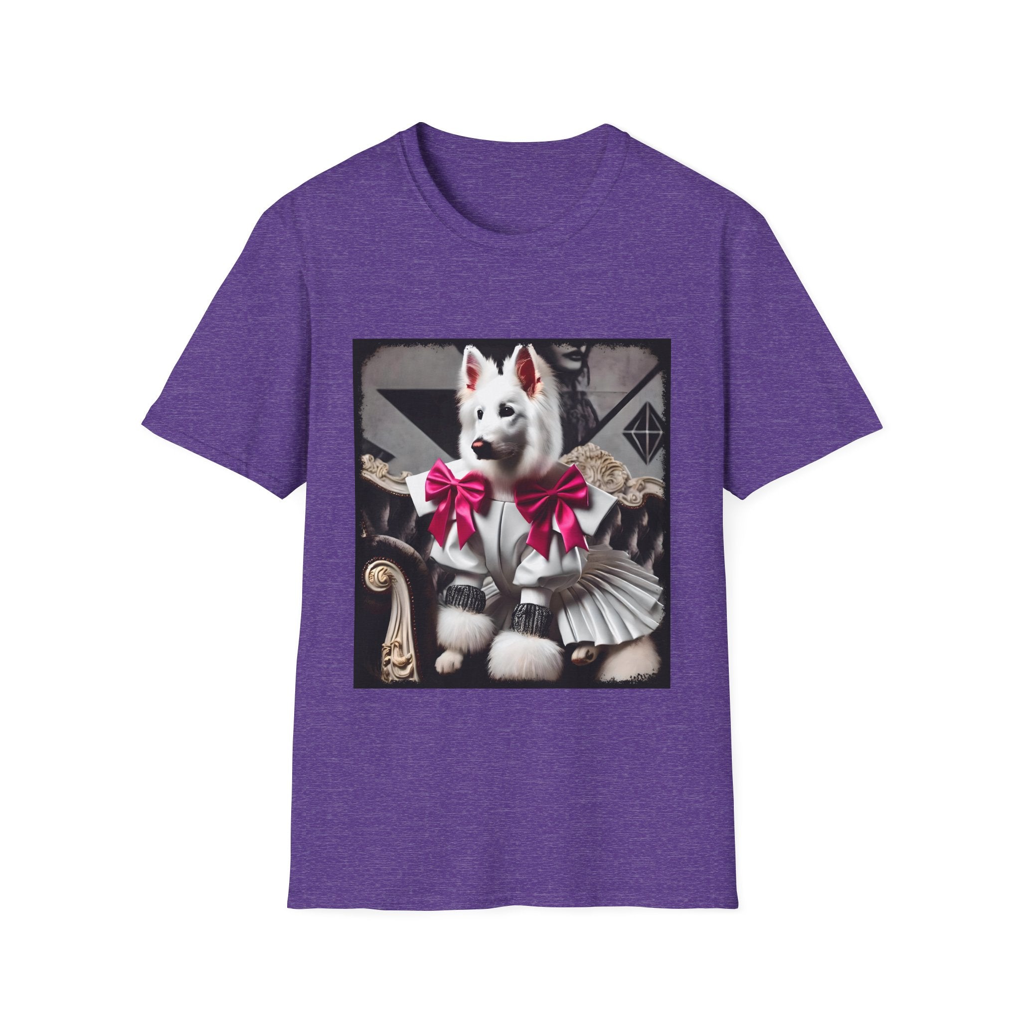 German Shepherd Pink Bow Rocker | Unisex Dog T-Shirt