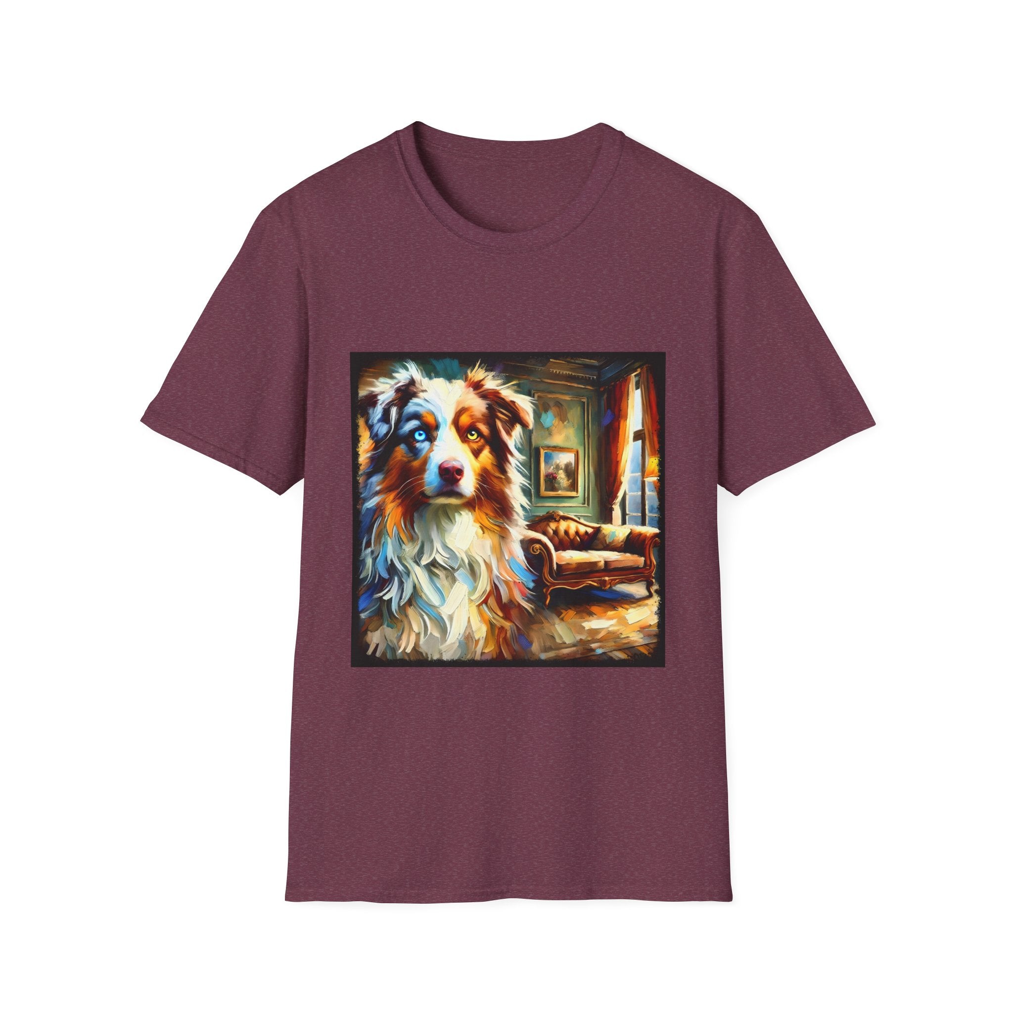 Australian Shepherd Artsy Classic | Unisex Dog T-Shirt