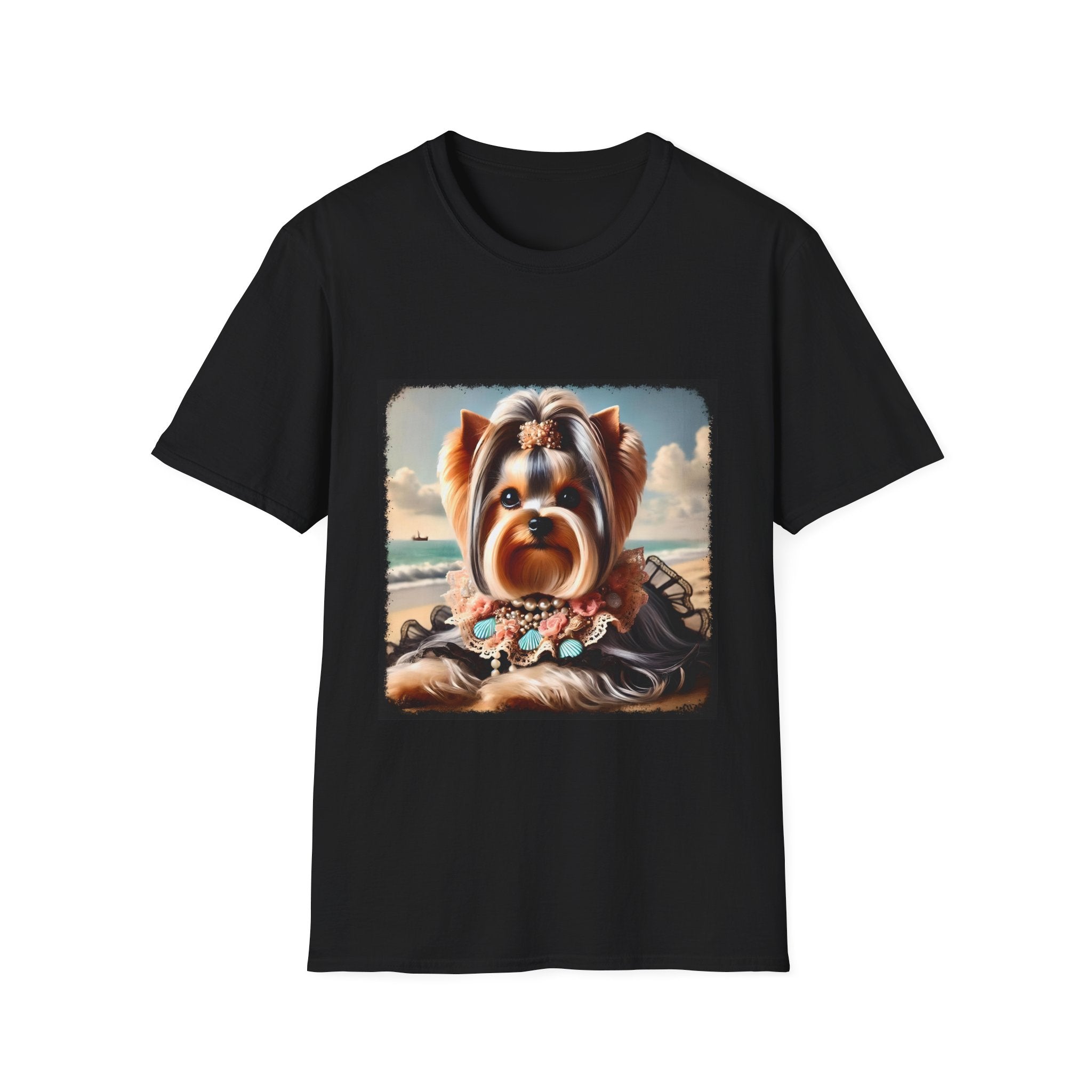 Yorkshire Terrier Beach Beauty | Unisex Dog T-Shirt