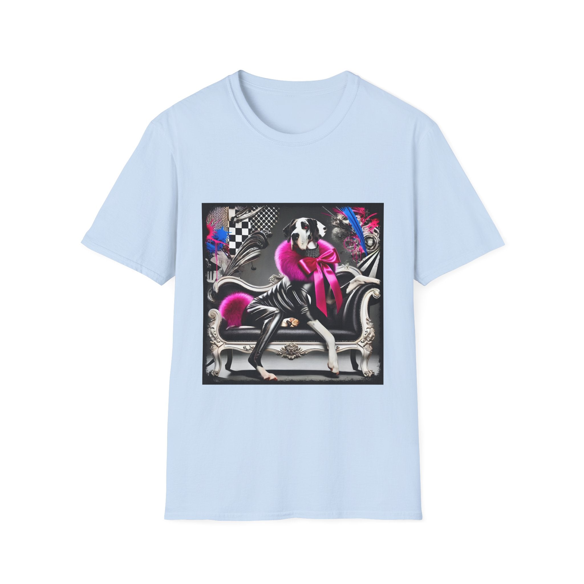 Great Dane Rock Chic | Unisex Dog T-Shirt