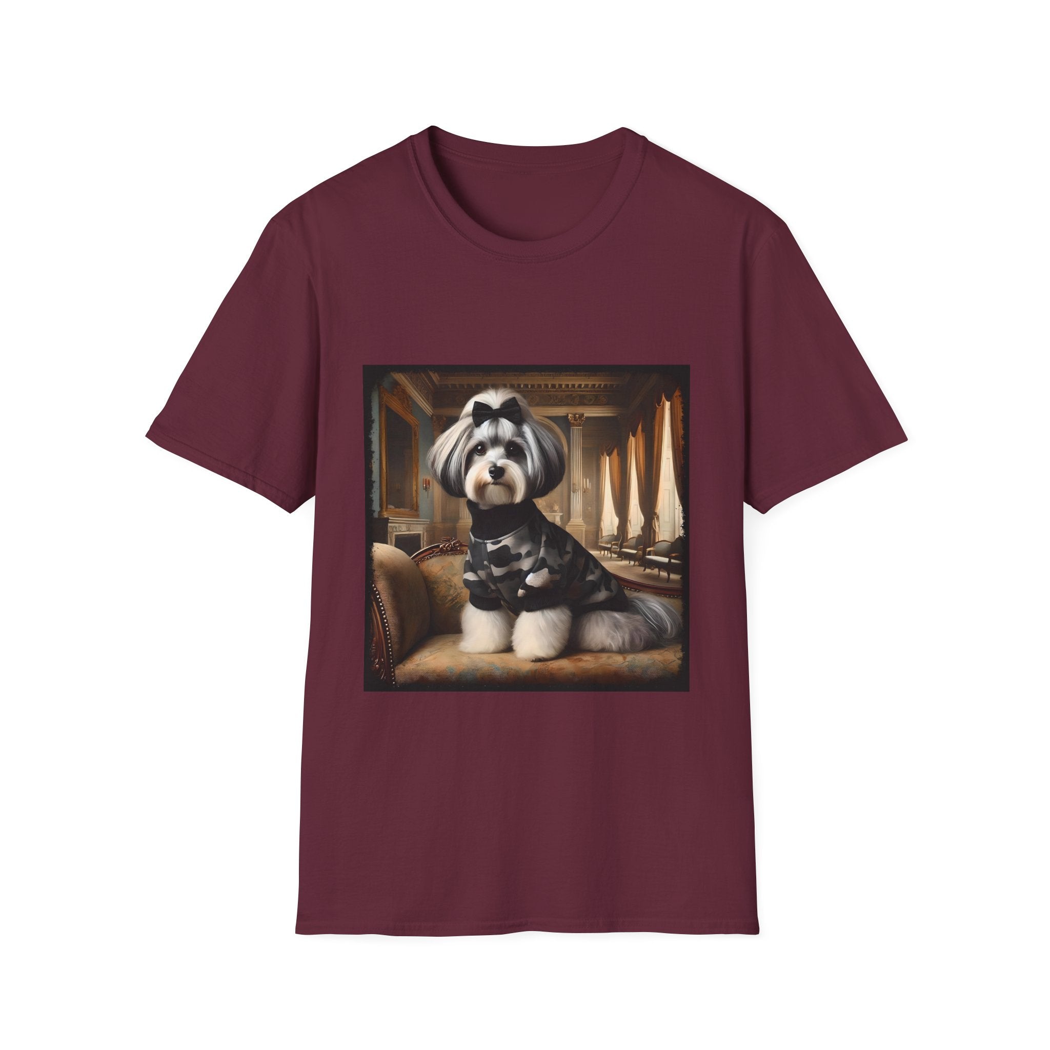 Havanese Posh Camo Cutie |  Unisex Dog T-Shirt