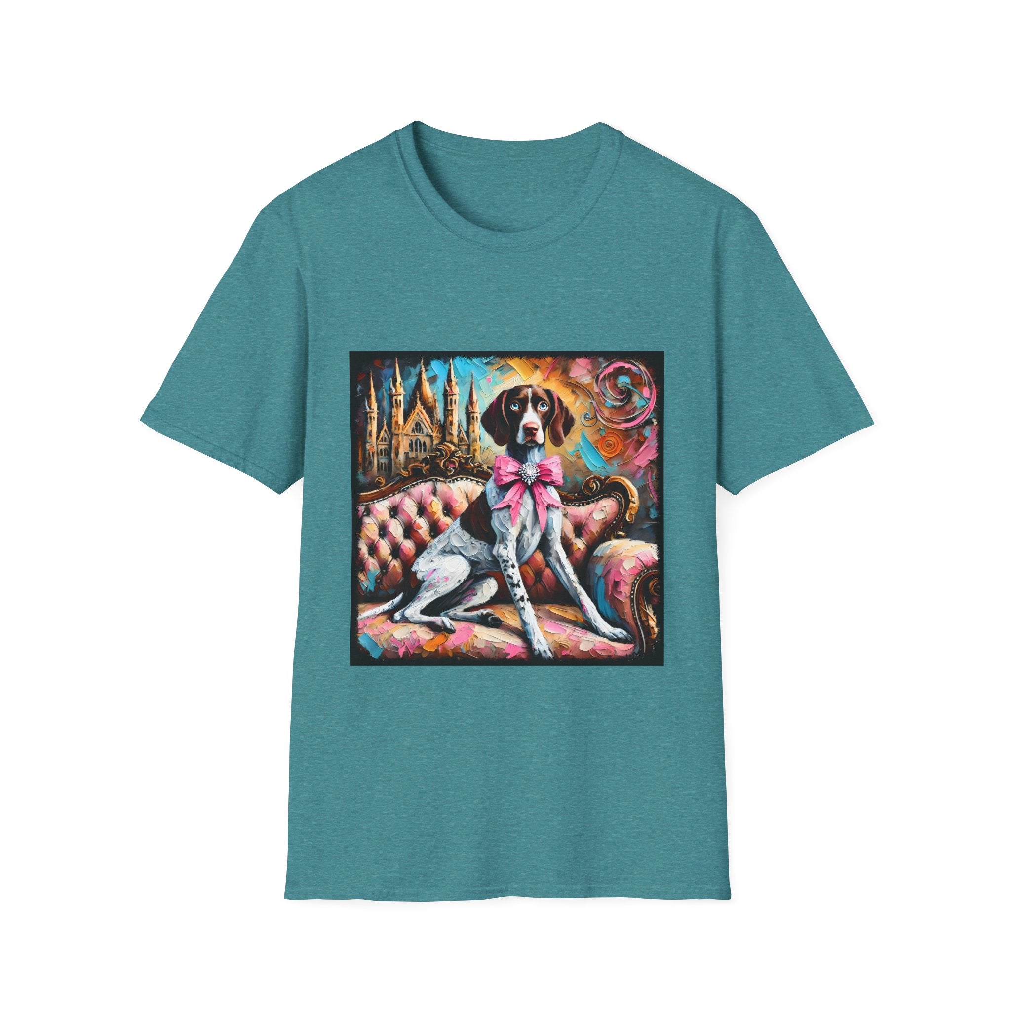 German Shorthaired Pointer Diamond Princess Classic | Unisex Dog T-Shirt